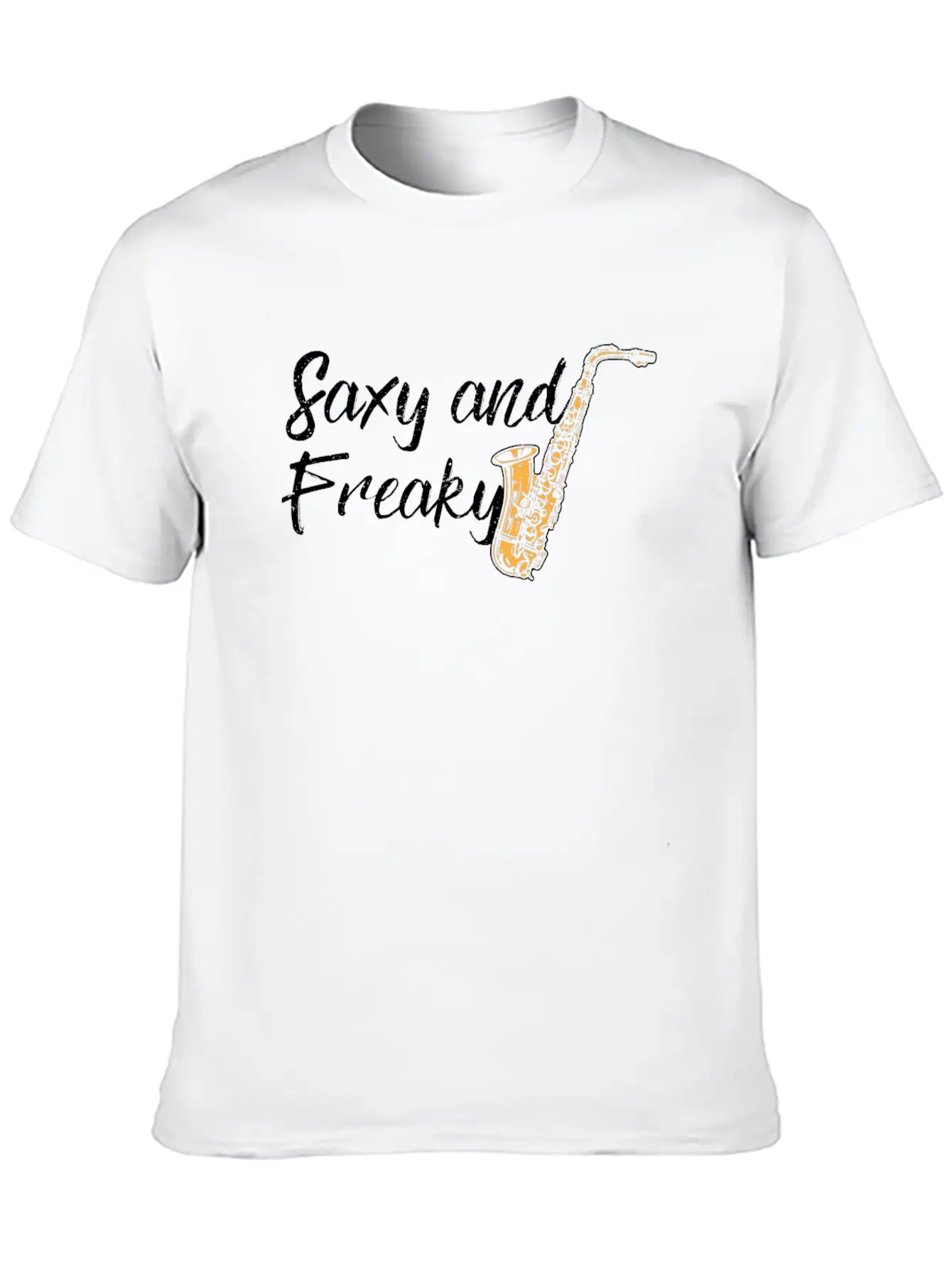 Saxophone Stylish Everyday T-Shirt – Unisex Basic Cotton Tee