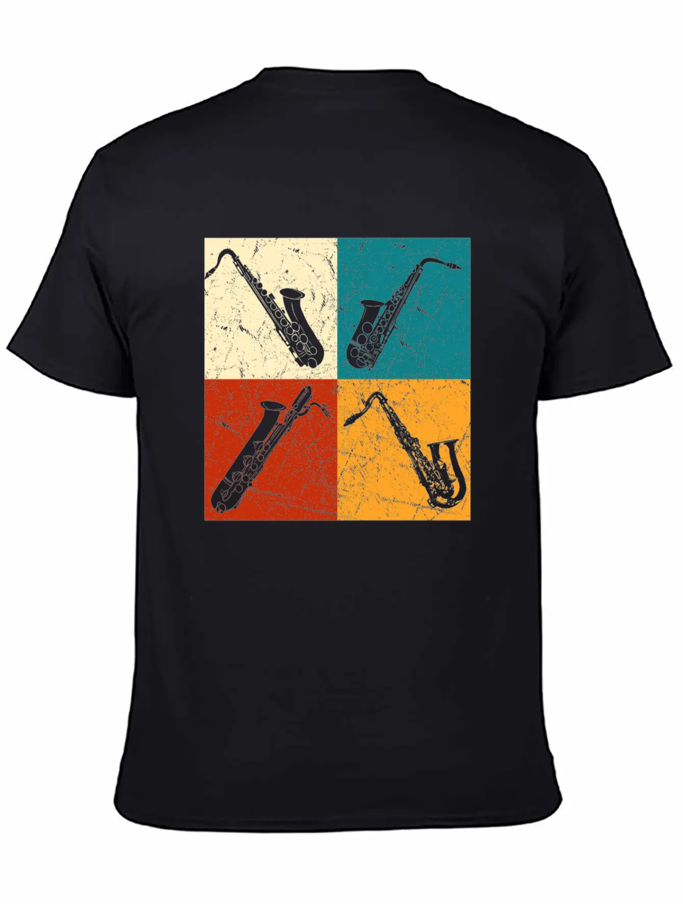 Saxophones Classic Fit Graphic Tee For Daily Comfort – Unisex Cotton Shirt