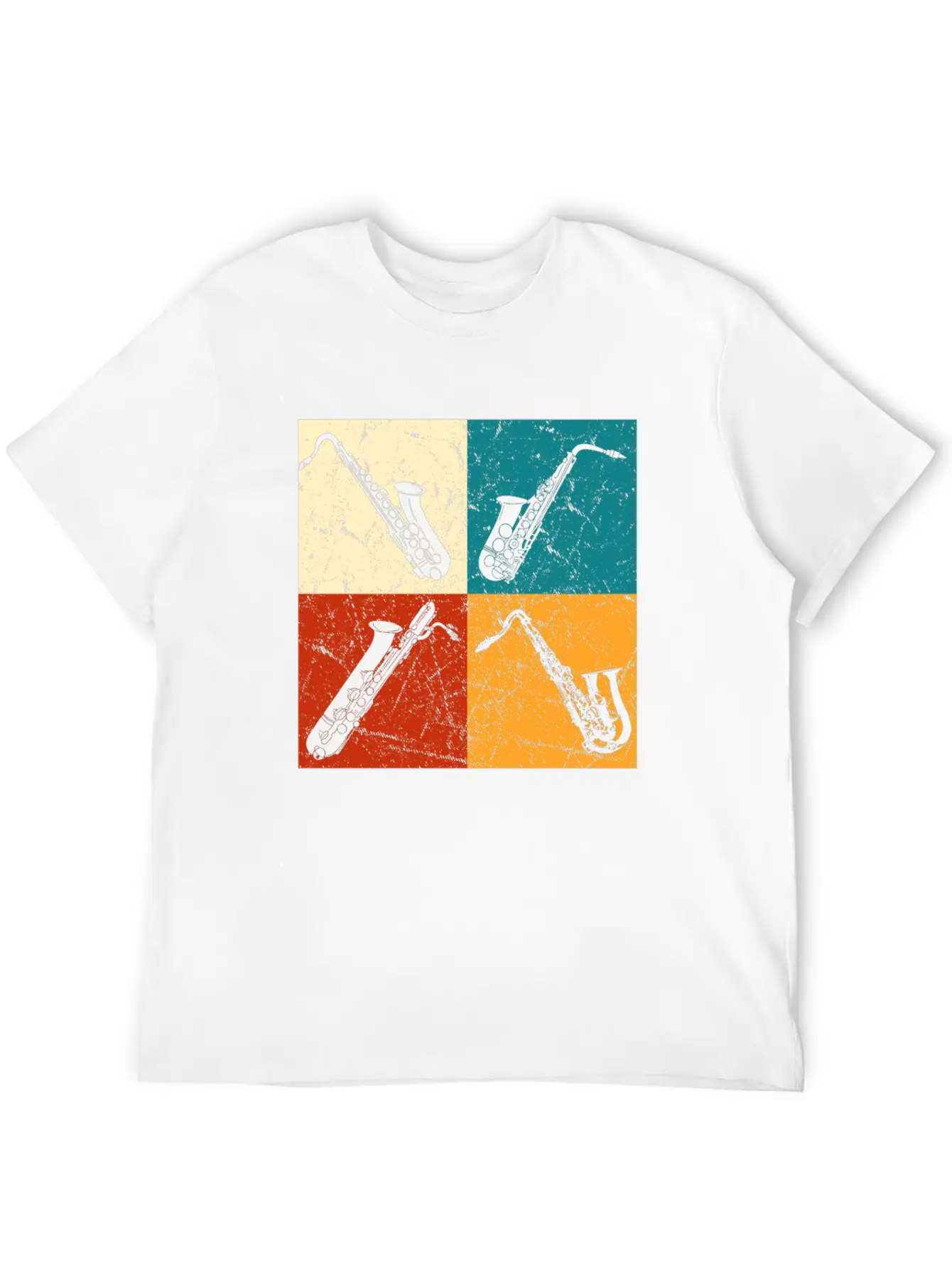 Saxophones Classic Fit Graphic Tee For Daily Comfort – Unisex Cotton Shirt