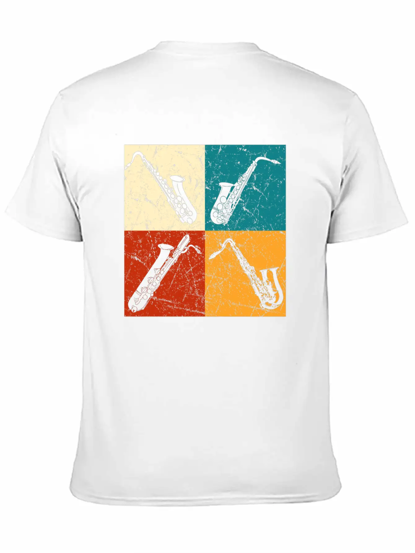 Saxophones Classic Fit Graphic Tee For Daily Comfort – Unisex Cotton Shirt