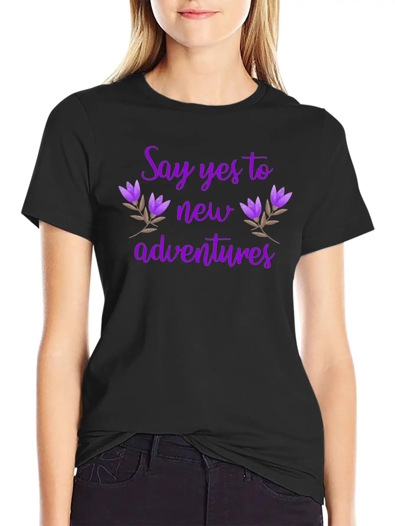 Say Yes To New Adventures. Now Or Never. Be Brave. Unisex Casual T-Shirt – Clean Design For Daily Comfort