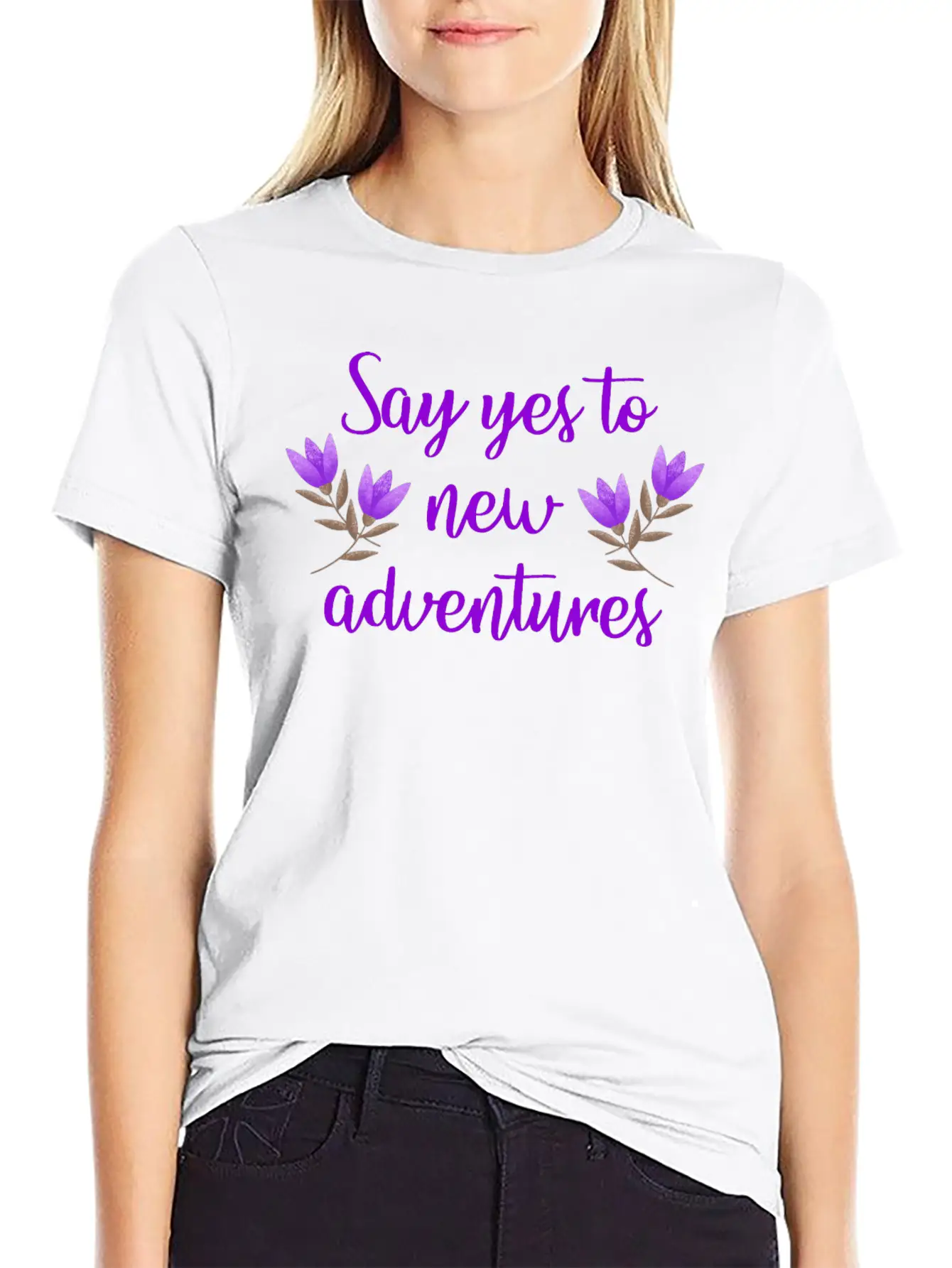 Say Yes To New Adventures. Now Or Never. Be Brave. Unisex Casual T-Shirt – Clean Design For Daily Comfort