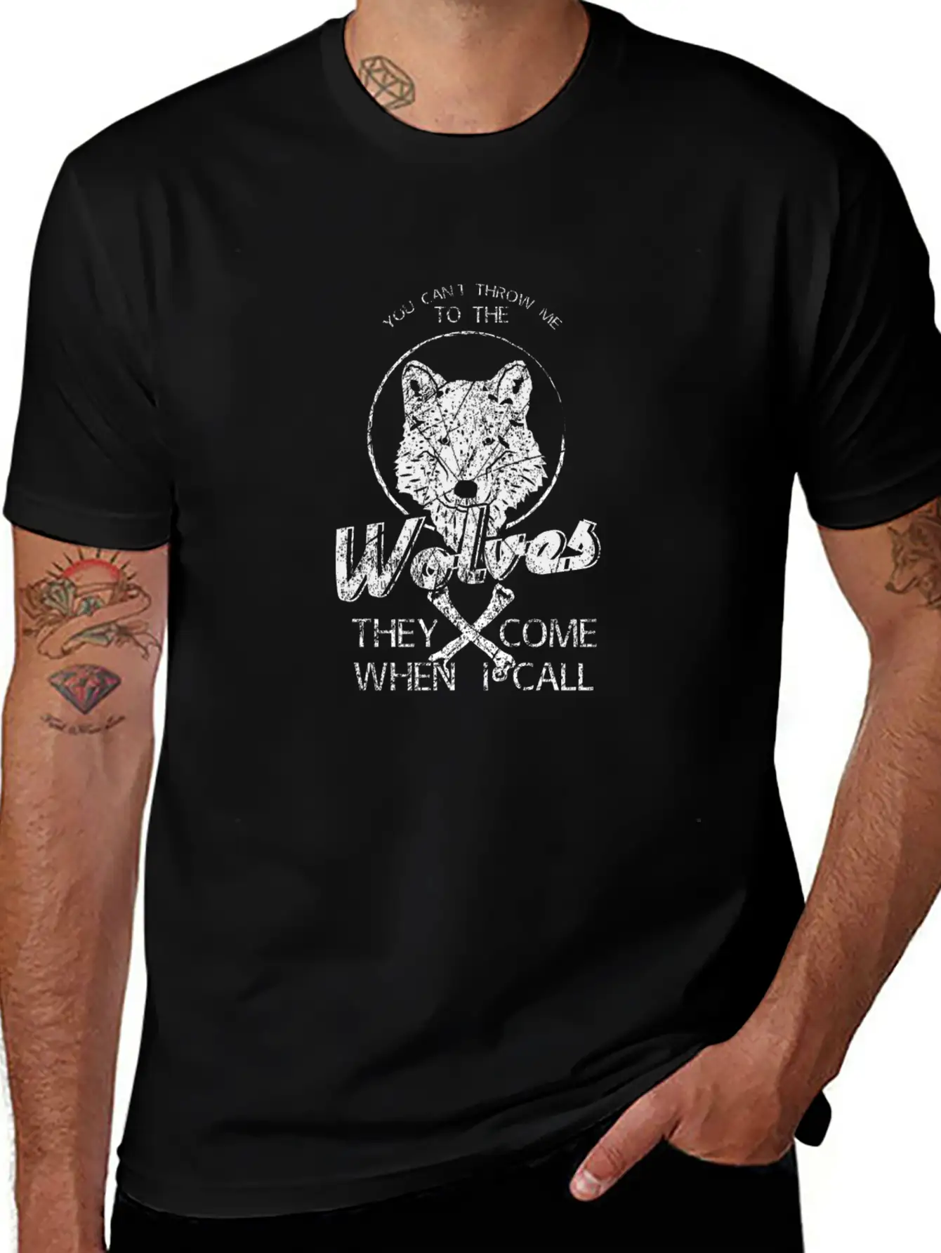 Saying Wolf Lightweight Cotton T-Shirt – Daily Comfort Graphic Shirt