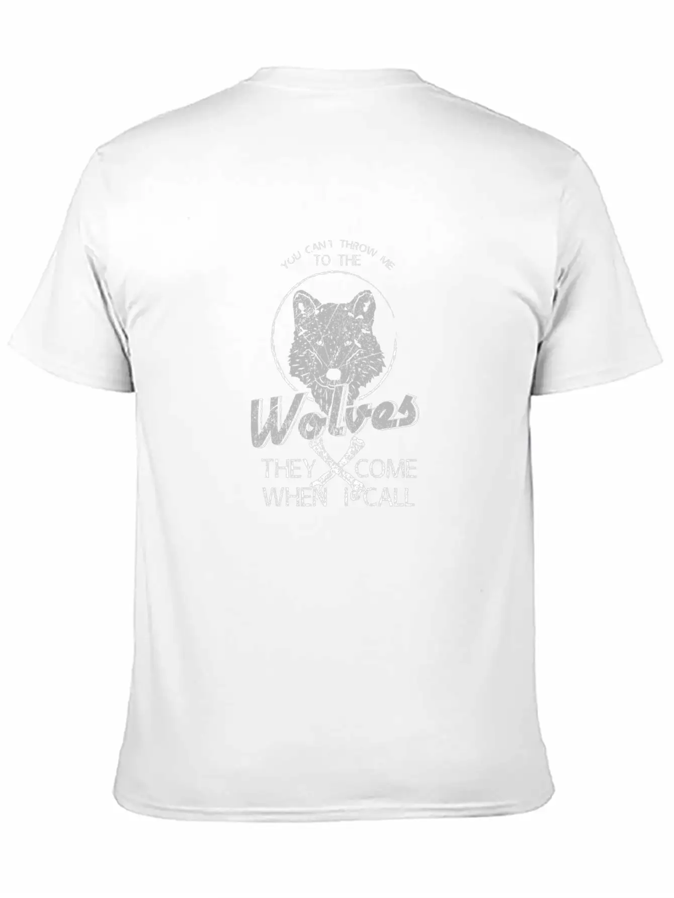 Saying Wolf Lightweight Cotton T-Shirt – Daily Comfort Graphic Shirt