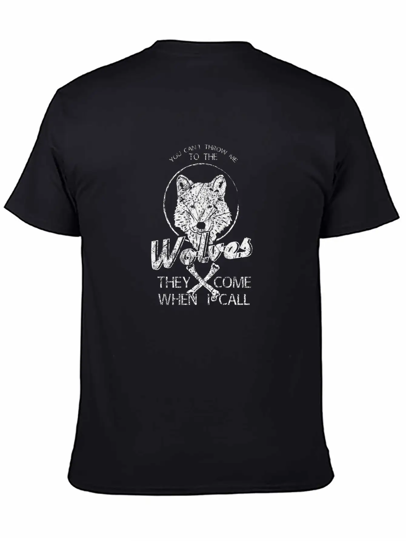 Saying Wolf Lightweight Cotton T-Shirt – Daily Comfort Graphic Shirt