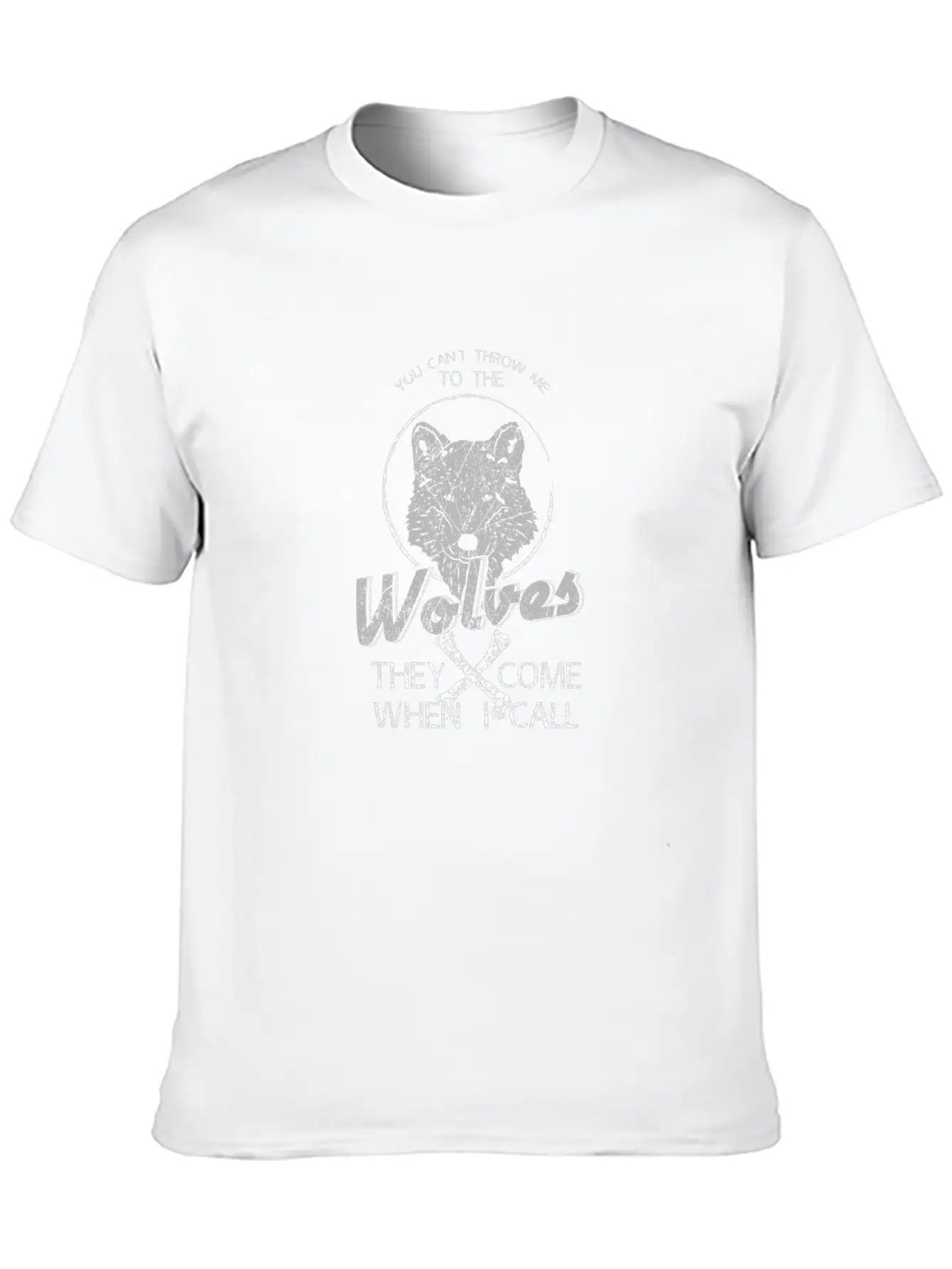 Saying Wolf Lightweight Cotton T-Shirt – Daily Comfort Graphic Shirt