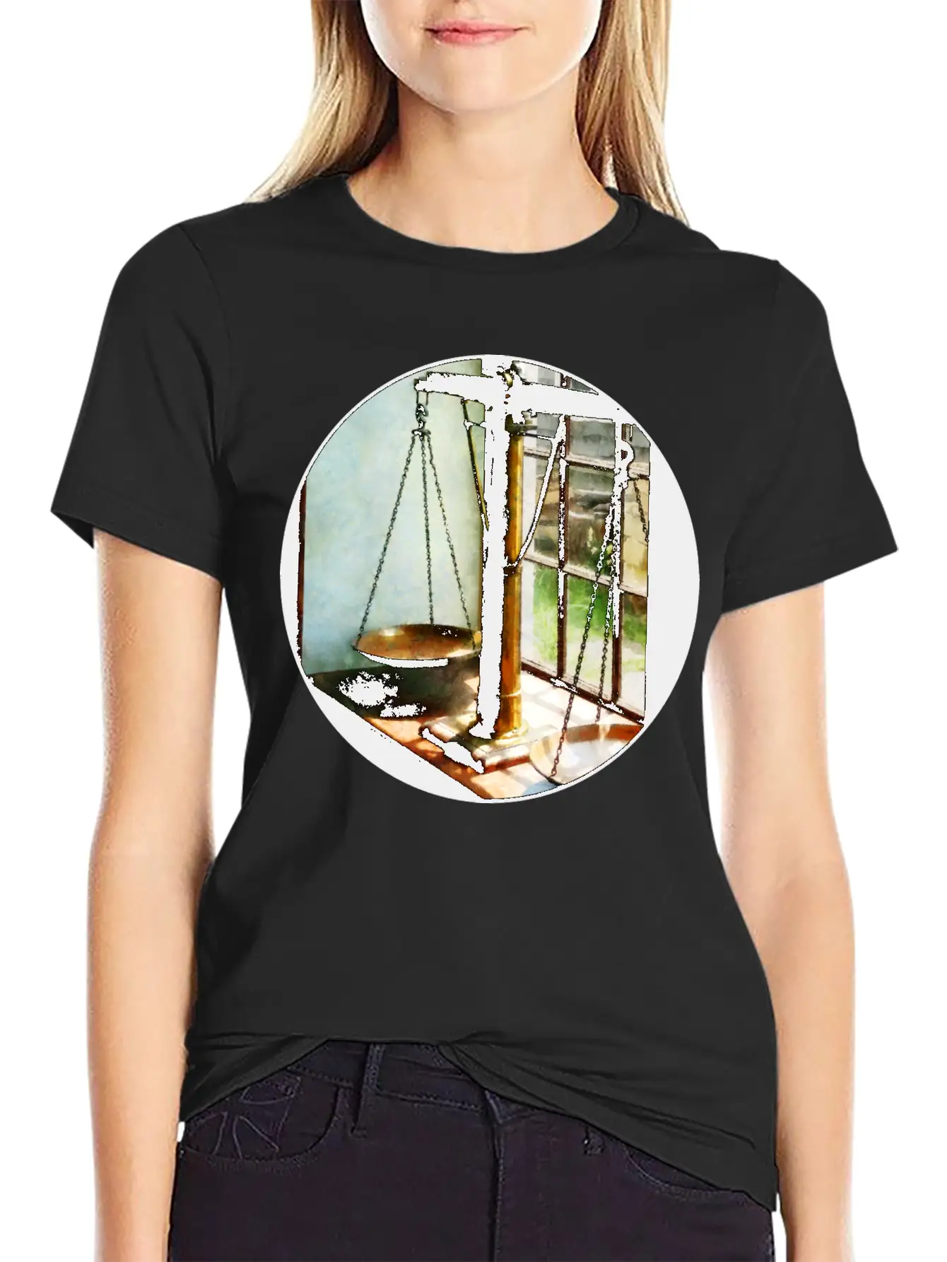 Scales Of Justice Soft Cotton Short Sleeve Tee – Unisex Wardrobe Staple