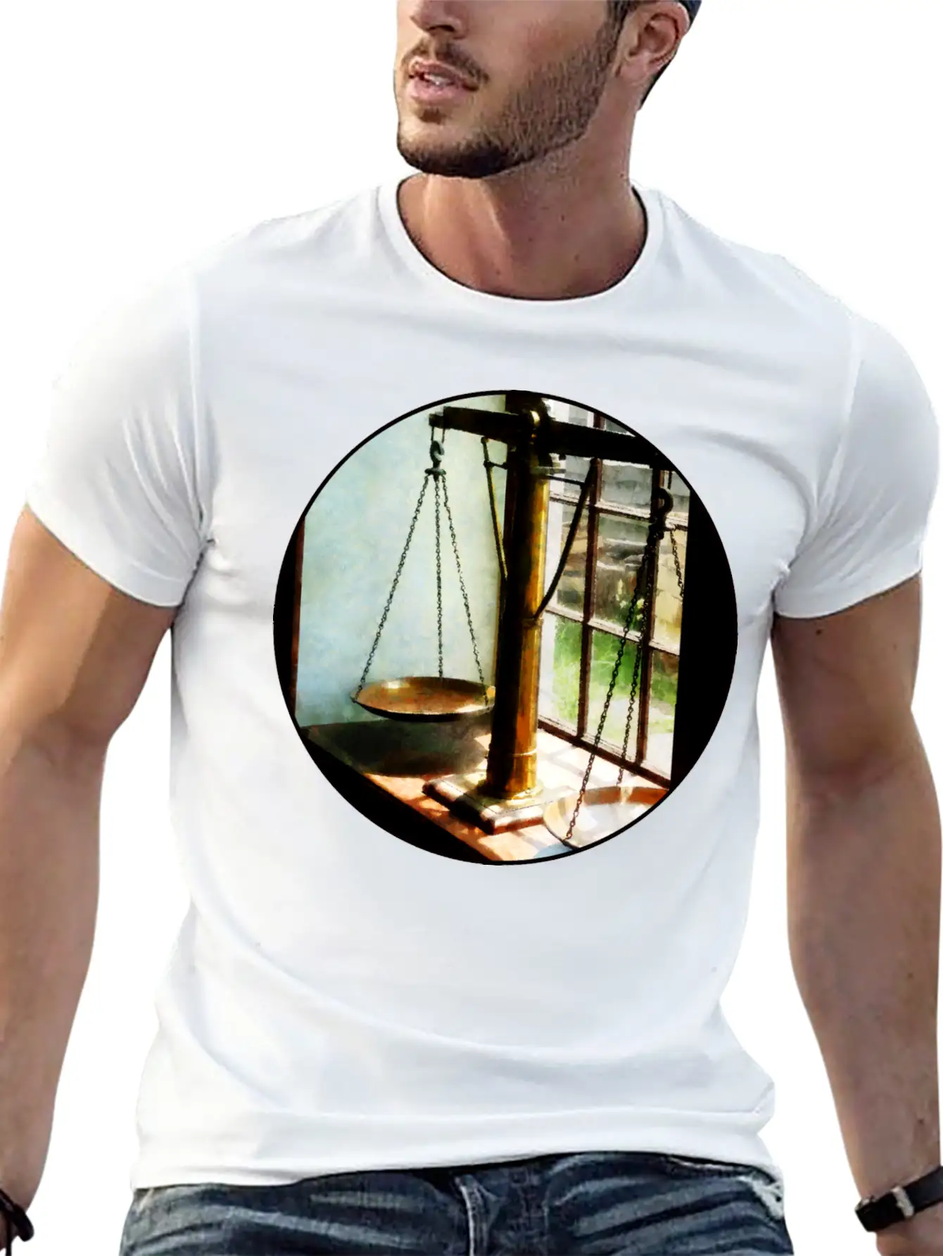 Scales Of Justice Soft Cotton Short Sleeve Tee – Unisex Wardrobe Staple