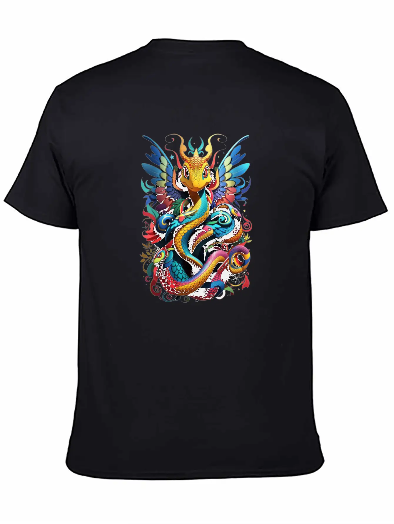 Scales Of Wisdom (if The Snake Looks Wise Or Seren Lightweight Cotton T-Shirt – Daily Comfort Graphic Shirt