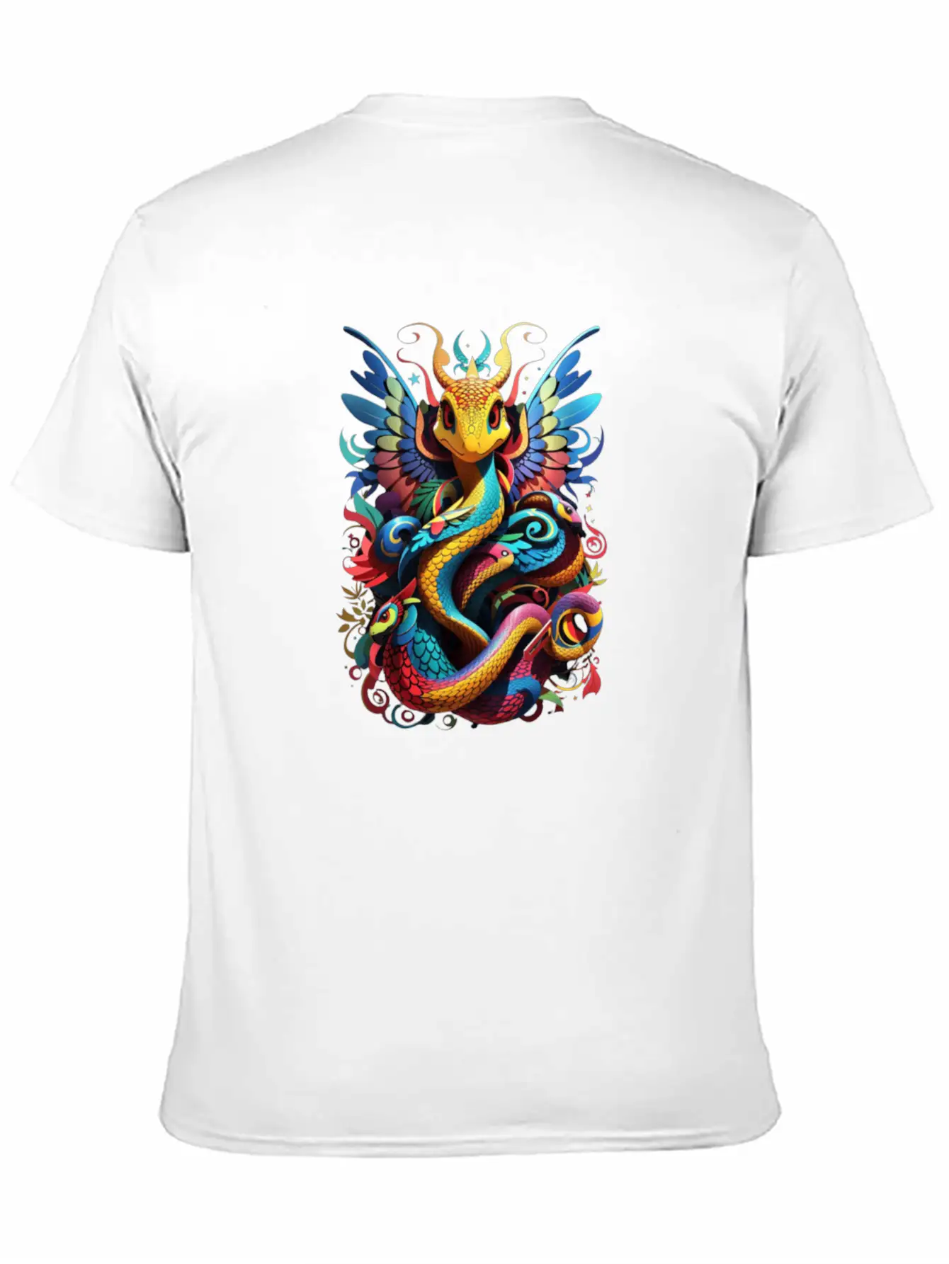Scales Of Wisdom (if The Snake Looks Wise Or Seren Lightweight Cotton T-Shirt – Daily Comfort Graphic Shirt