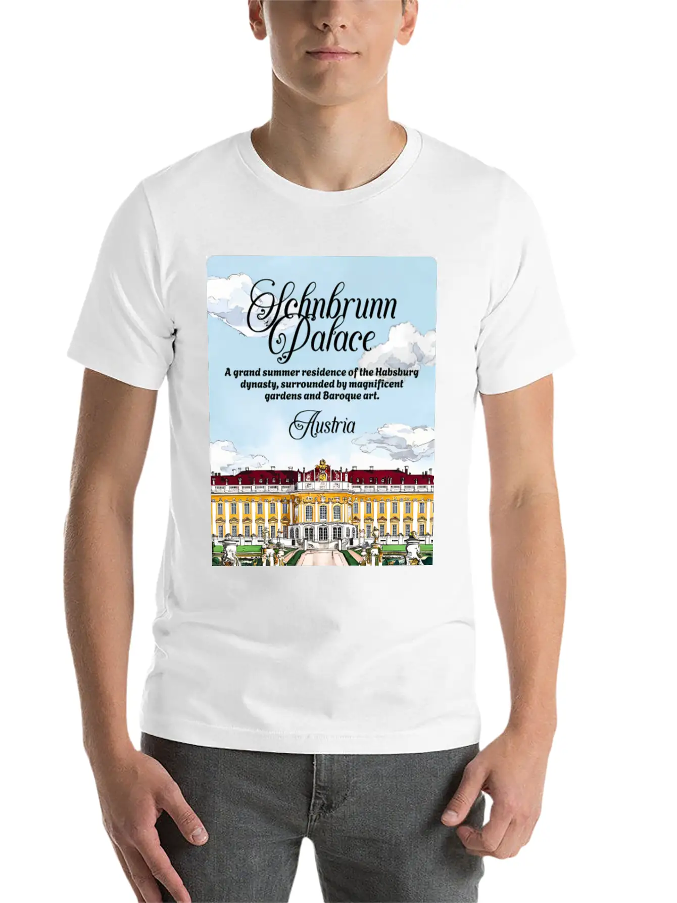 Schönbrunn Habsburg Dynasty Austria V2 Essential Cotton Tee For Daily Outfits – Unisex Style