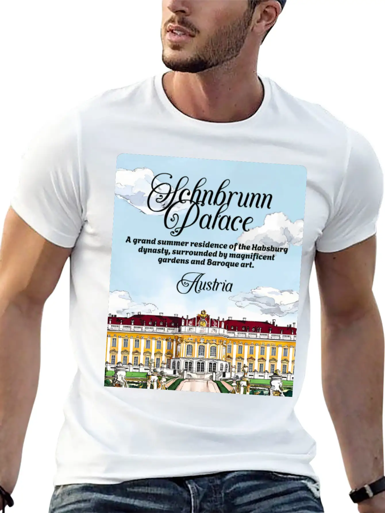 Schönbrunn Habsburg Dynasty Austria V2 Essential Cotton Tee For Daily Outfits – Unisex Style