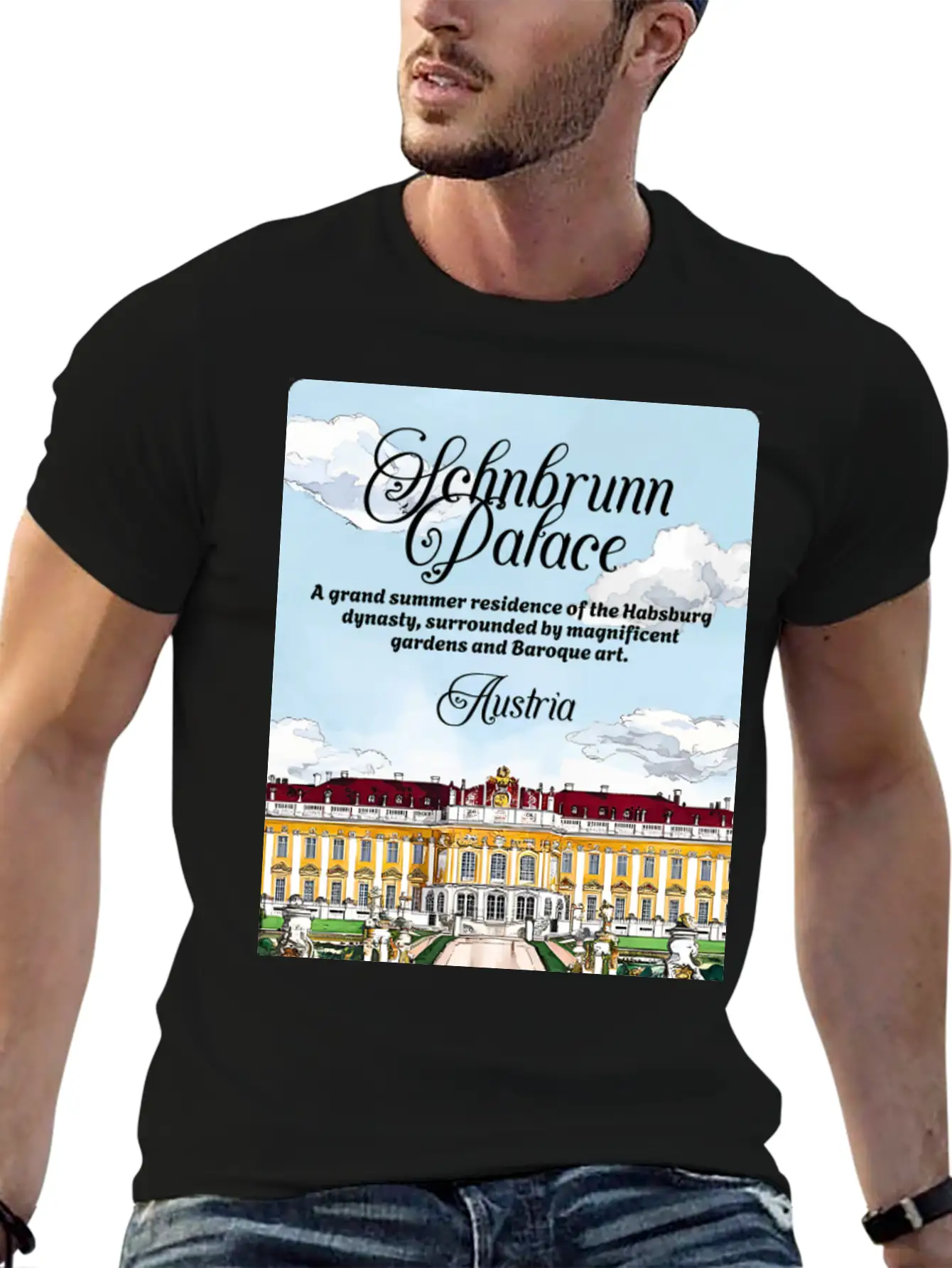 Schönbrunn Habsburg Dynasty Austria V2 Essential Cotton Tee For Daily Outfits – Unisex Style