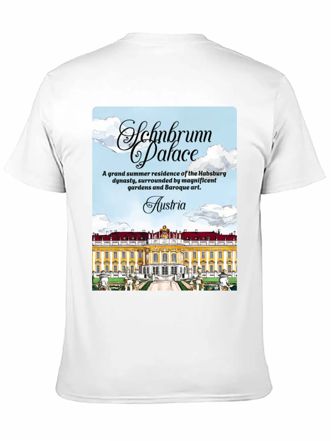 Schönbrunn Habsburg Dynasty Austria V2 Essential Cotton Tee For Daily Outfits – Unisex Style