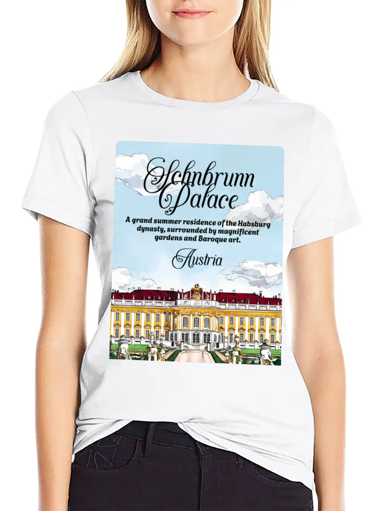 Schönbrunn Habsburg Dynasty Austria V2 Essential Cotton Tee For Daily Outfits – Unisex Style