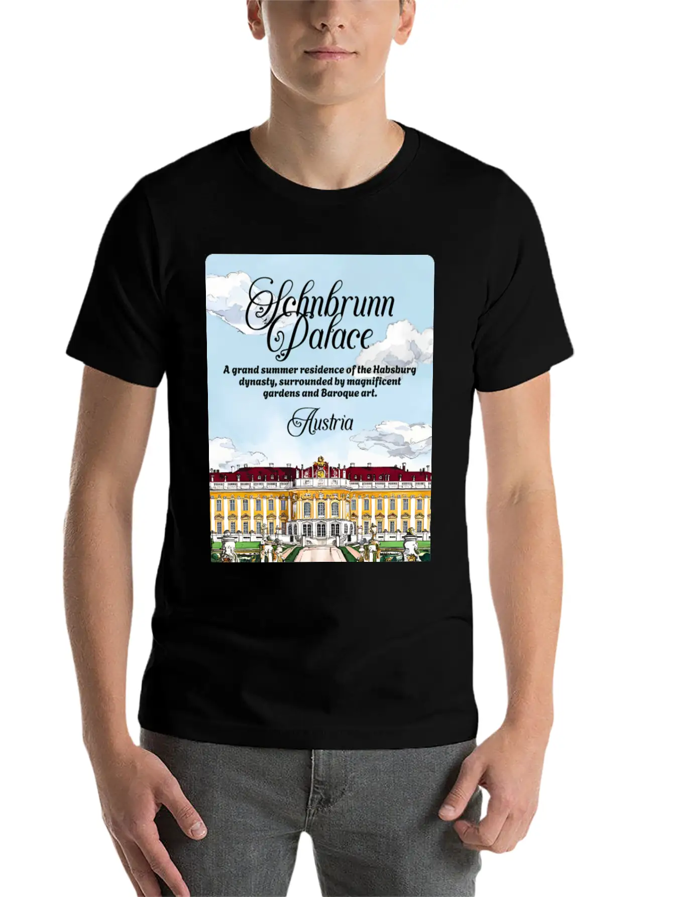 Schönbrunn Habsburg Dynasty Austria V2 Essential Cotton Tee For Daily Outfits – Unisex Style