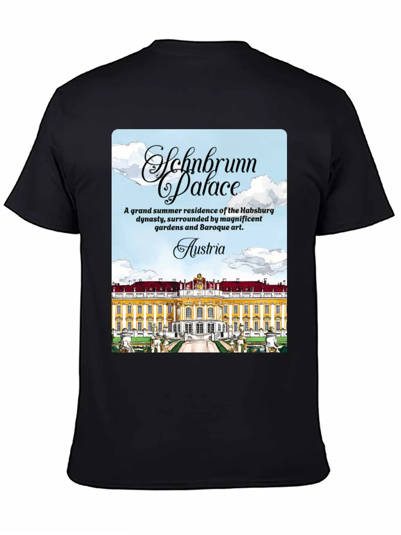 Schönbrunn Habsburg Dynasty Austria V2 Essential Cotton Tee For Daily Outfits – Unisex Style