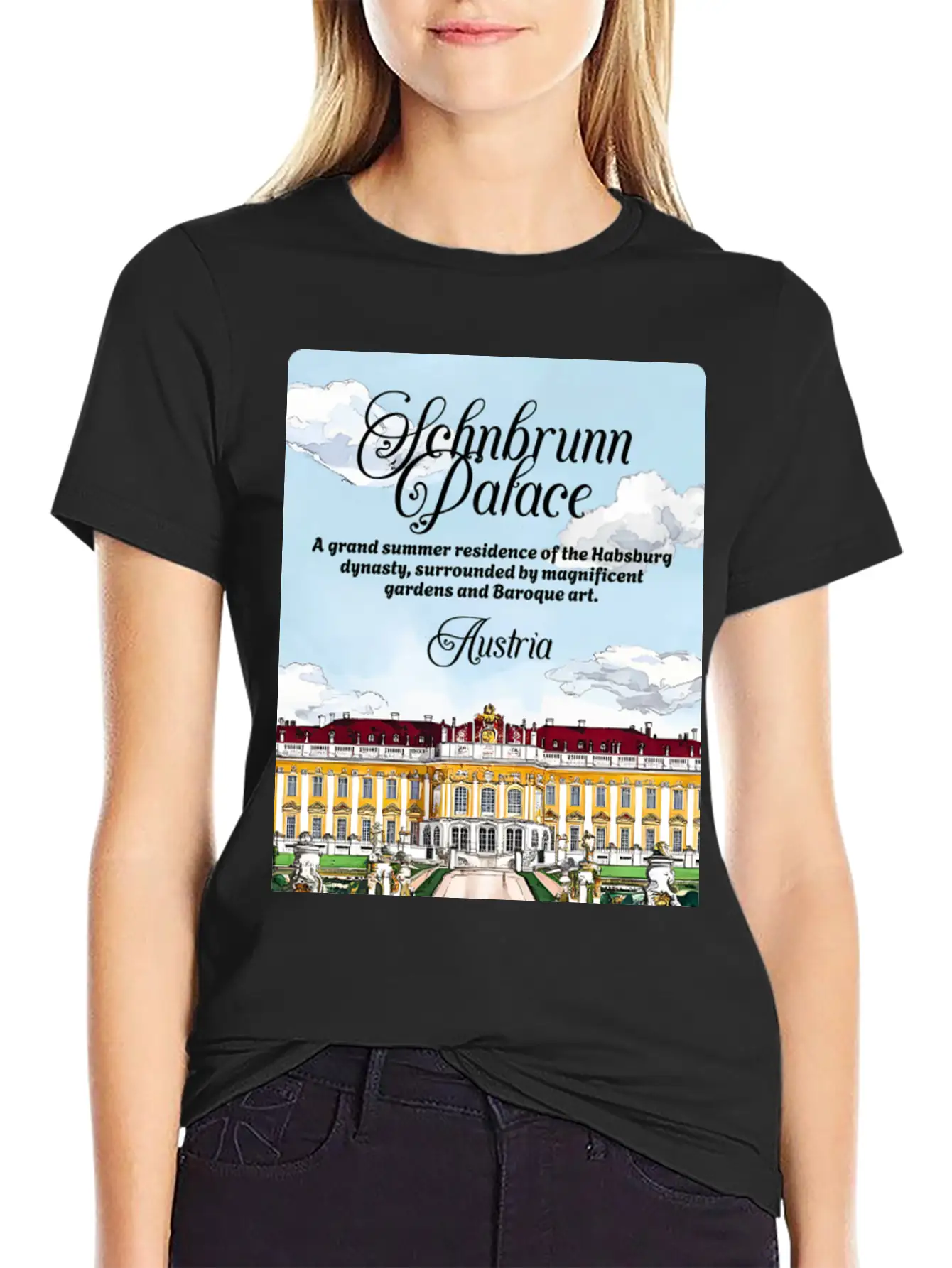 Schönbrunn Habsburg Dynasty Austria V2 Essential Cotton Tee For Daily Outfits – Unisex Style