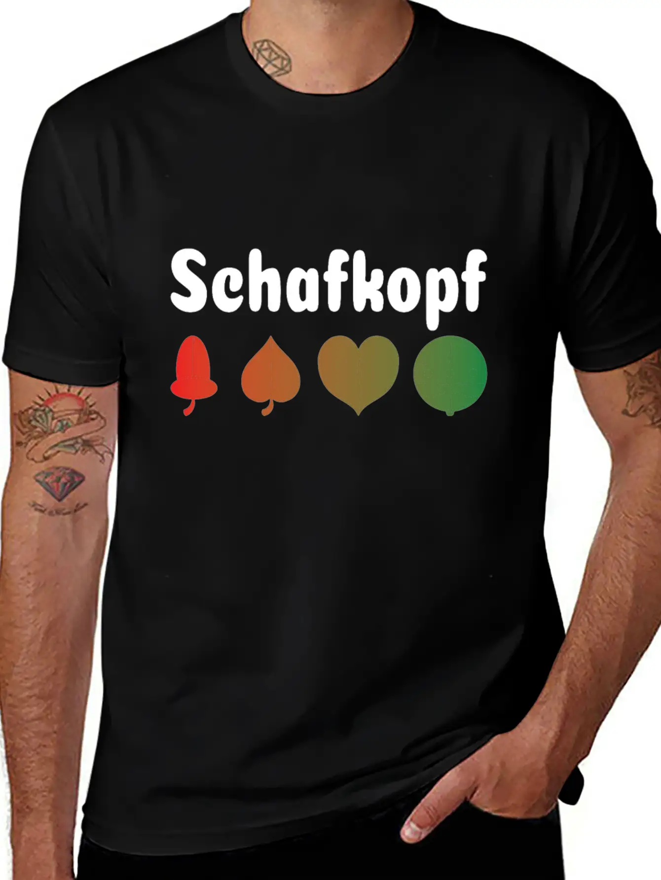 Schafkopf Bavarian Card Game Gift Unisex Casual T-Shirt – Clean Design For Daily Comfort
