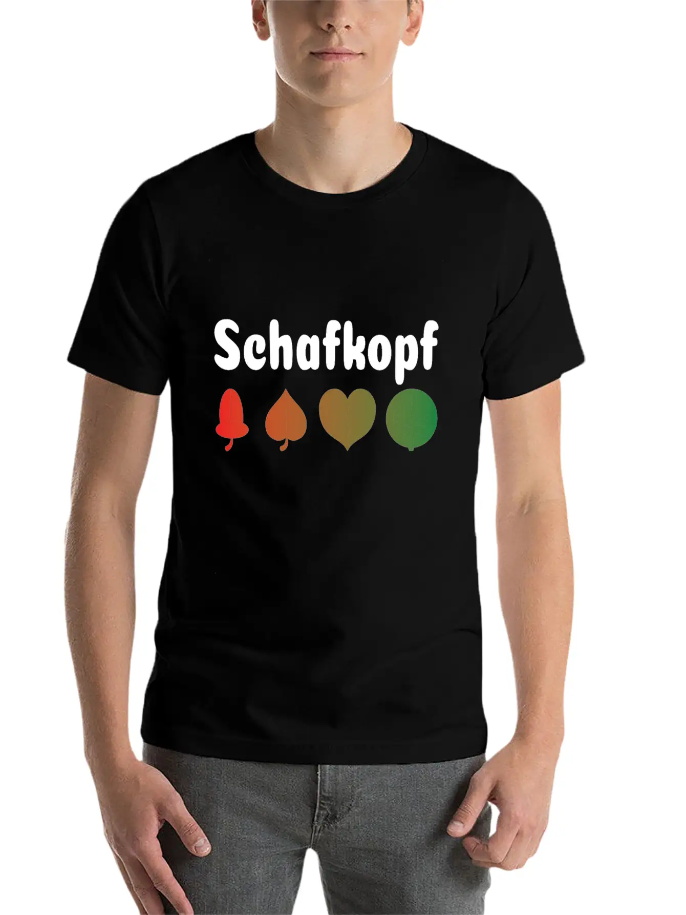Schafkopf Bavarian Card Game Gift Unisex Casual T-Shirt – Clean Design For Daily Comfort