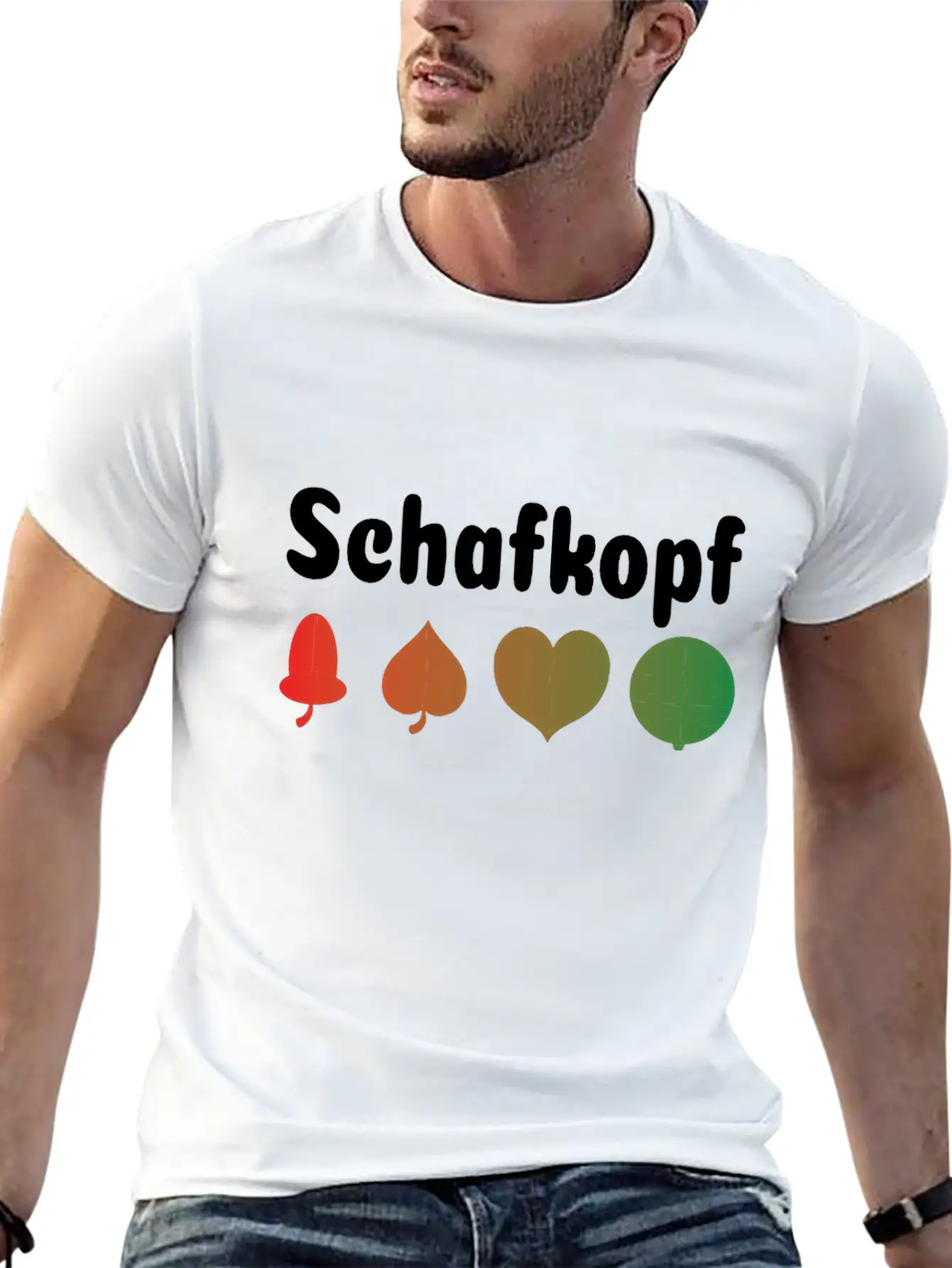 Schafkopf Bavarian Card Game Gift Unisex Casual T-Shirt – Clean Design For Daily Comfort