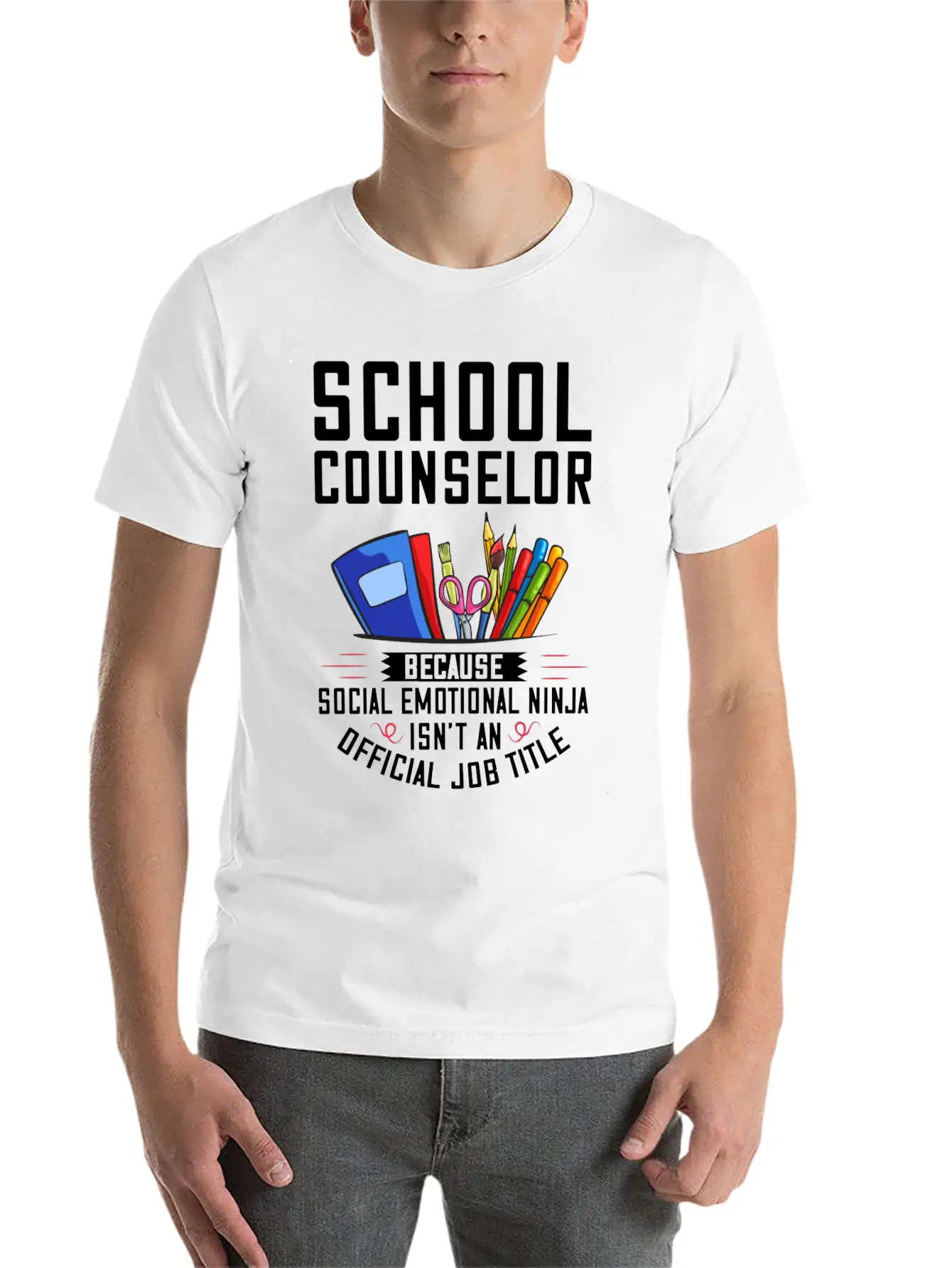 School Counselor Counseling Week Quotes Unisex Casual T-Shirt ��� Clean Design For Daily Comfort