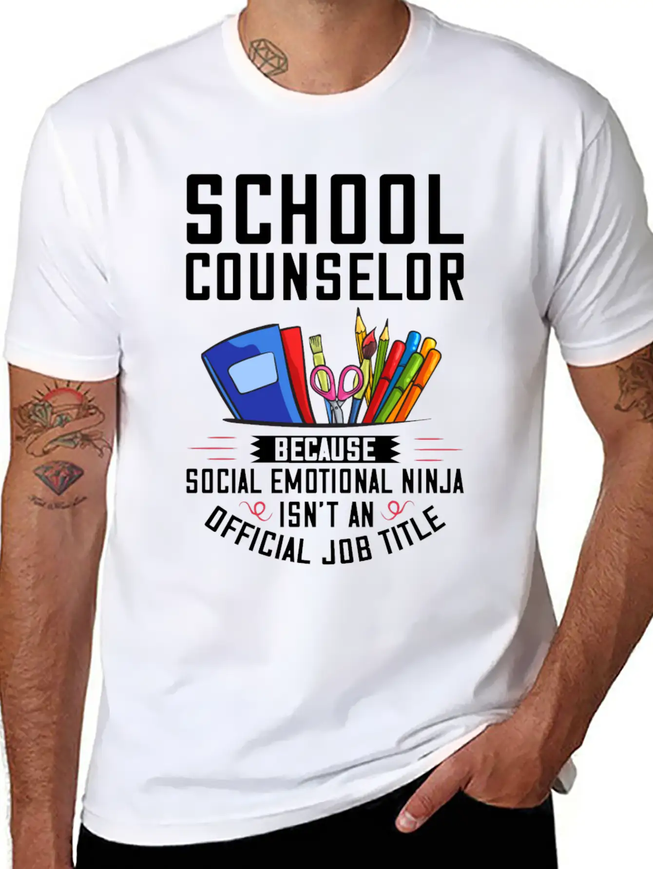 School Counselor Counseling Week Quotes Unisex Casual T-Shirt ��� Clean Design For Daily Comfort