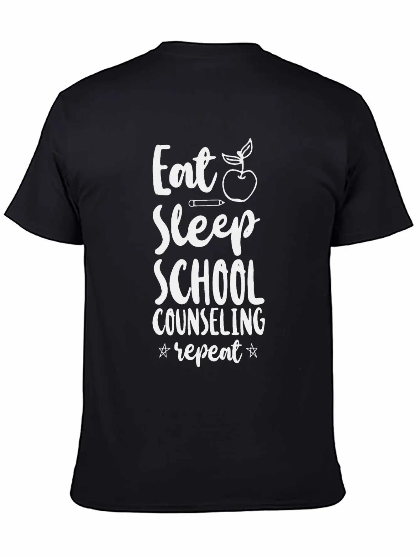 School Counselor Eat Sleep School Unisex Casual T-Shirt – Clean Design For Daily Comfort