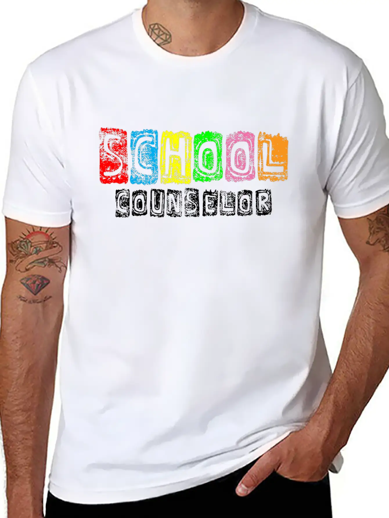 School Counselor Lightweight Cotton T-Shirt – Daily Comfort Graphic Shirt
