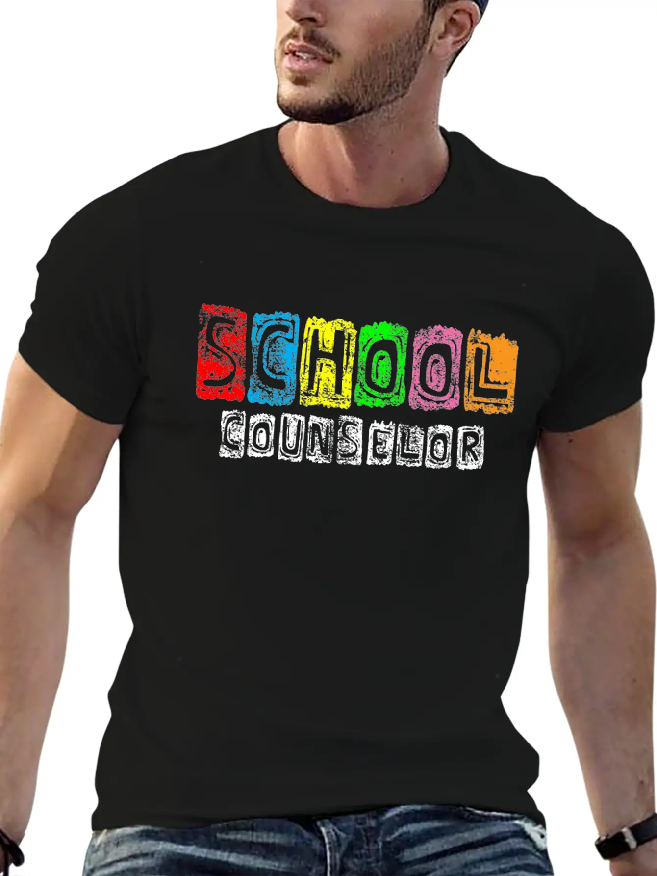 School Counselor Lightweight Cotton T-Shirt – Daily Comfort Graphic Shirt