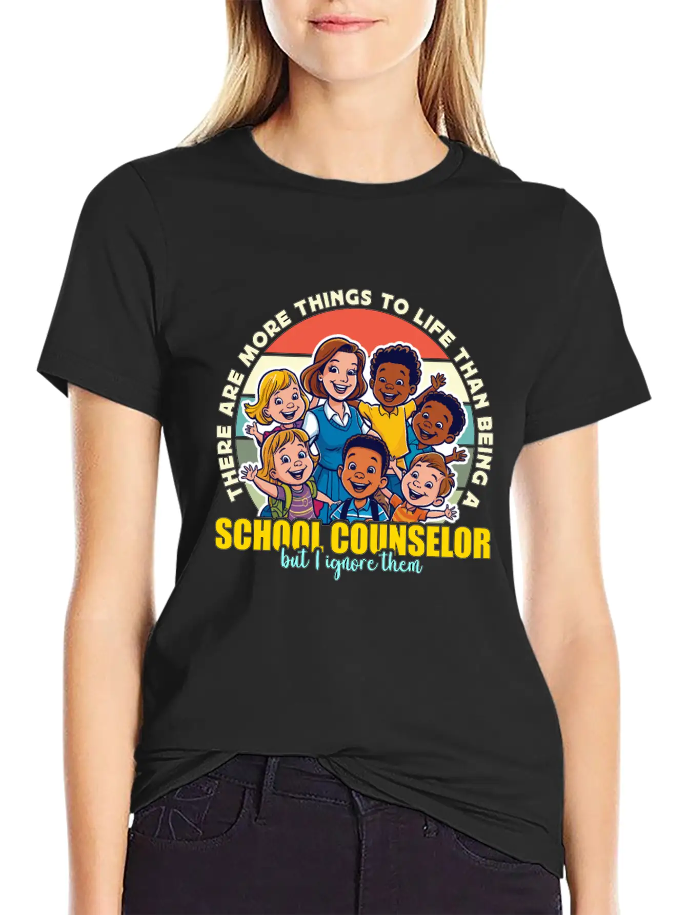 School Counselor There Are More Things Educator Stylish Everyday T-Shirt – Unisex Basic Cotton Tee