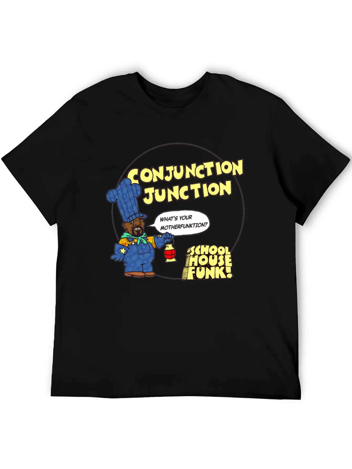 School House Funk Classic Fit Graphic Tee For Daily Comfort – Unisex Cotton Shirt