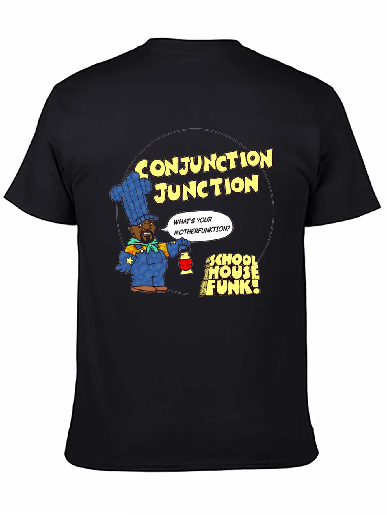 School House Funk Classic Fit Graphic Tee For Daily Comfort – Unisex Cotton Shirt