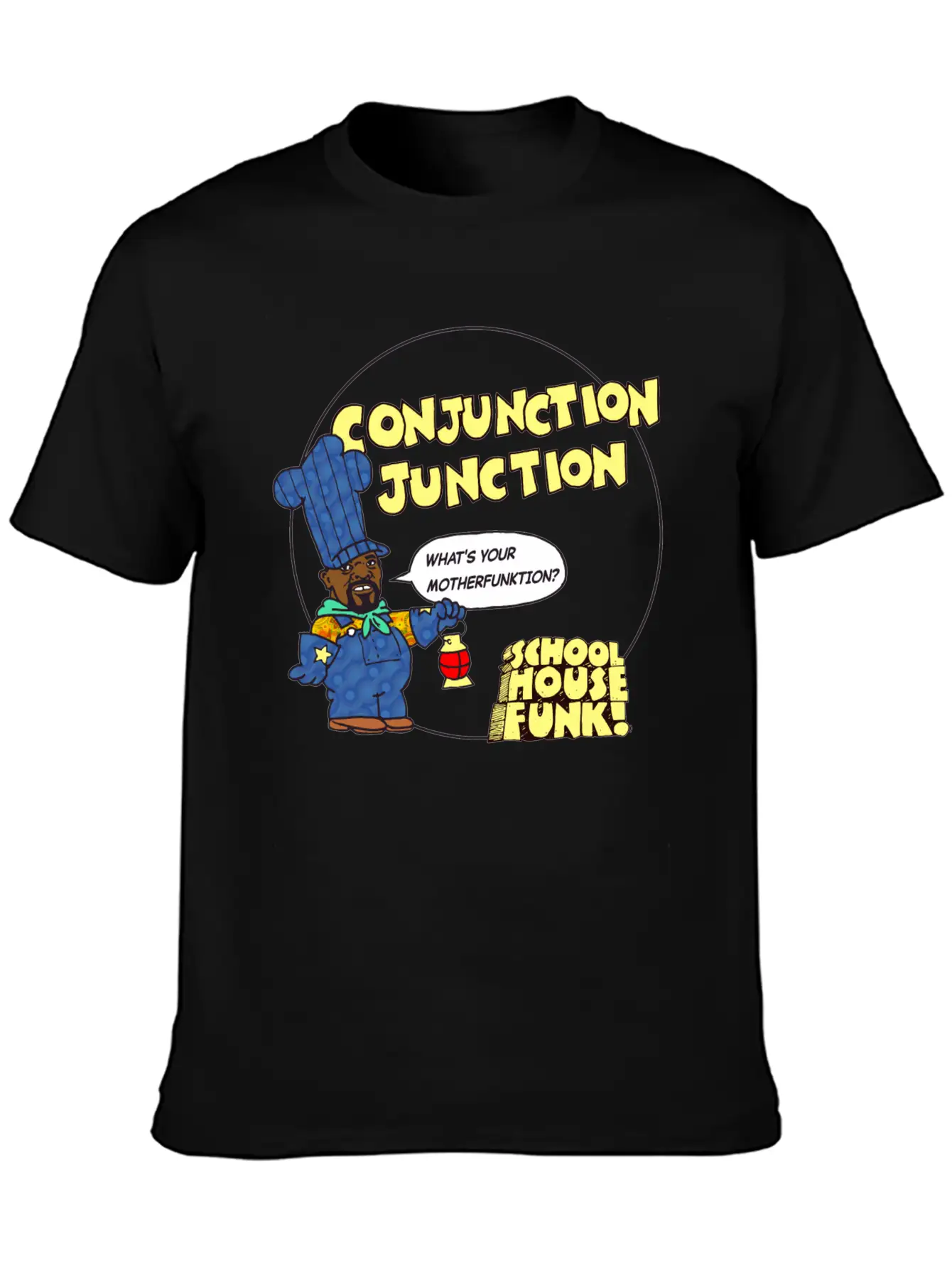 School House Funk Classic Fit Graphic Tee For Daily Comfort – Unisex Cotton Shirt