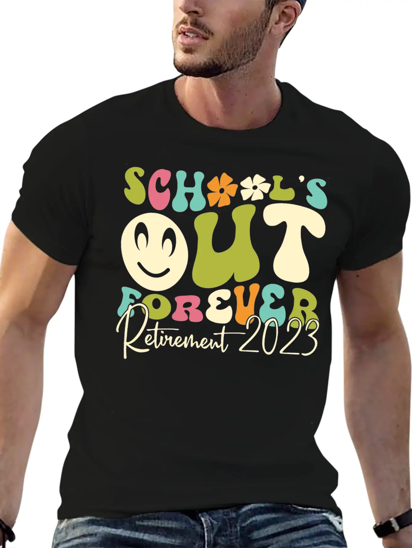 School’s Out Forever Retirement 2023 Soft Cotton Short Sleeve Tee – Unisex Wardrobe Staple
