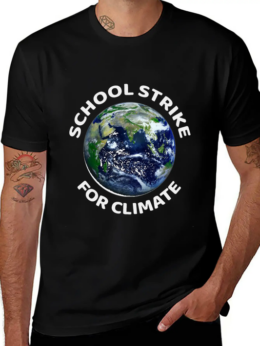 School Strike For Climate Essential Cotton Tee For Daily Outfits – Unisex Style
