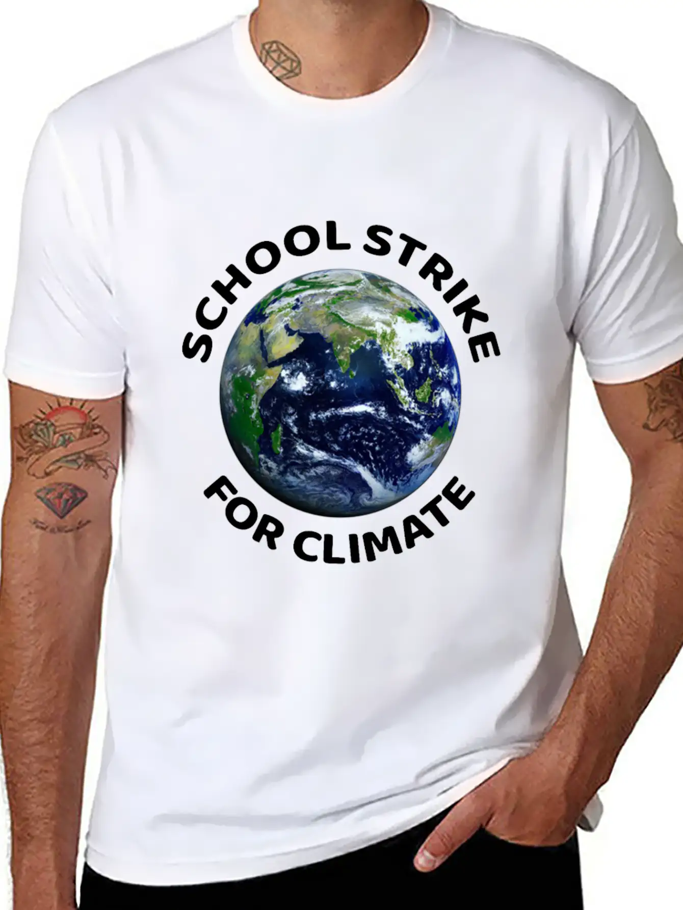School Strike For Climate Essential Cotton Tee For Daily Outfits – Unisex Style
