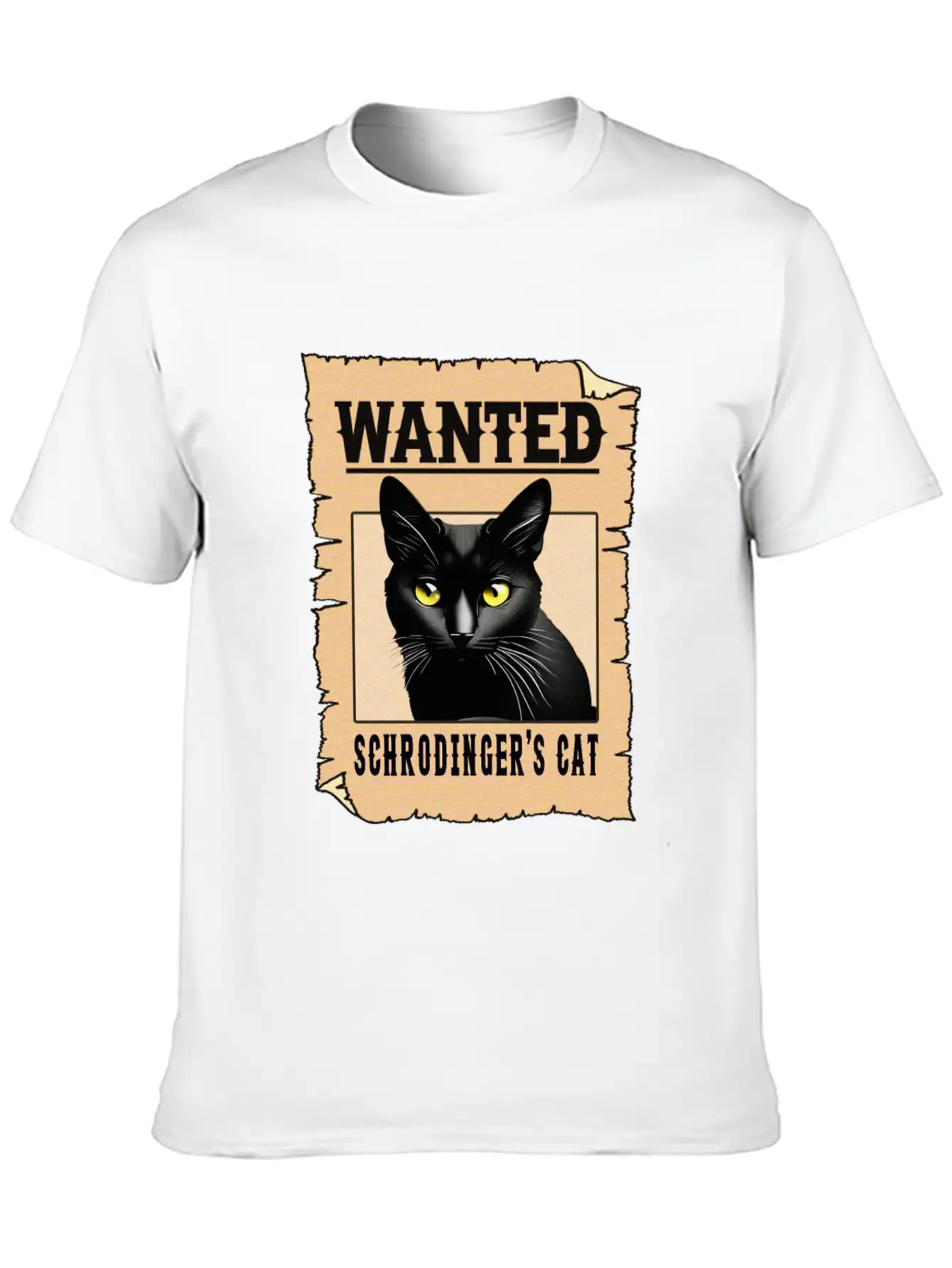 Schrodinger Cat Lightweight Cotton T-Shirt – Daily Comfort Graphic Shirt