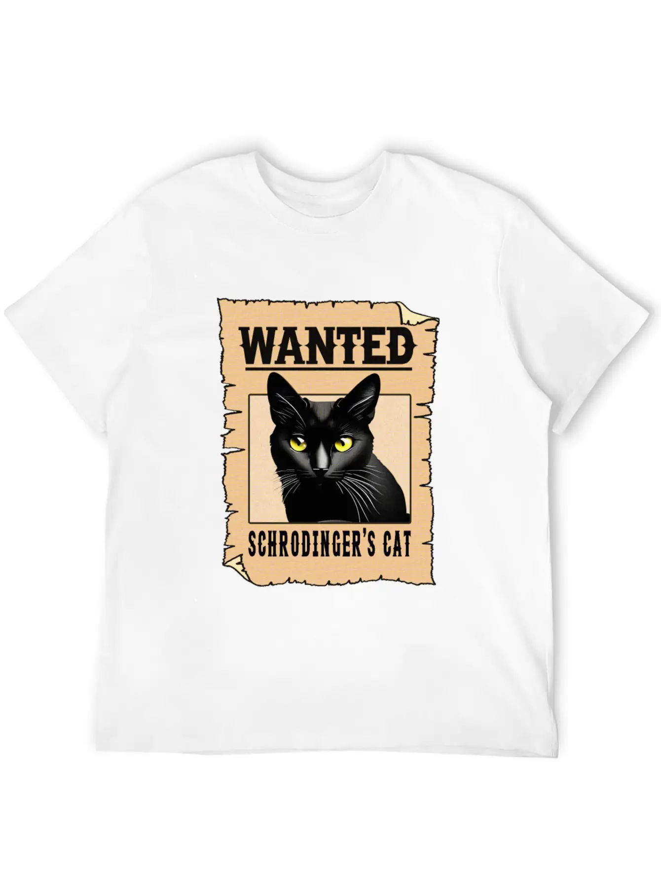 Schrodinger Cat Lightweight Cotton T-Shirt – Daily Comfort Graphic Shirt
