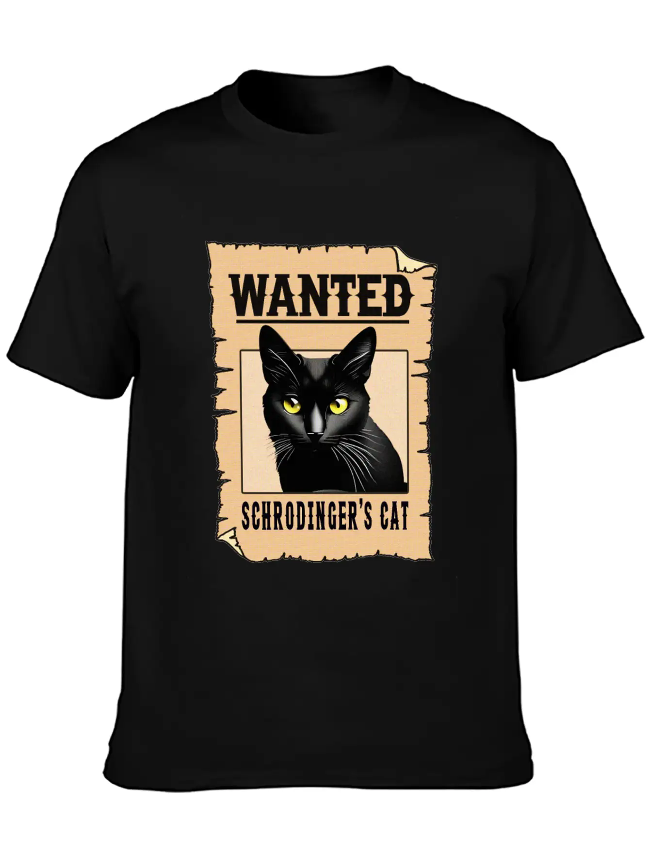 Schrodinger Cat Lightweight Cotton T-Shirt – Daily Comfort Graphic Shirt