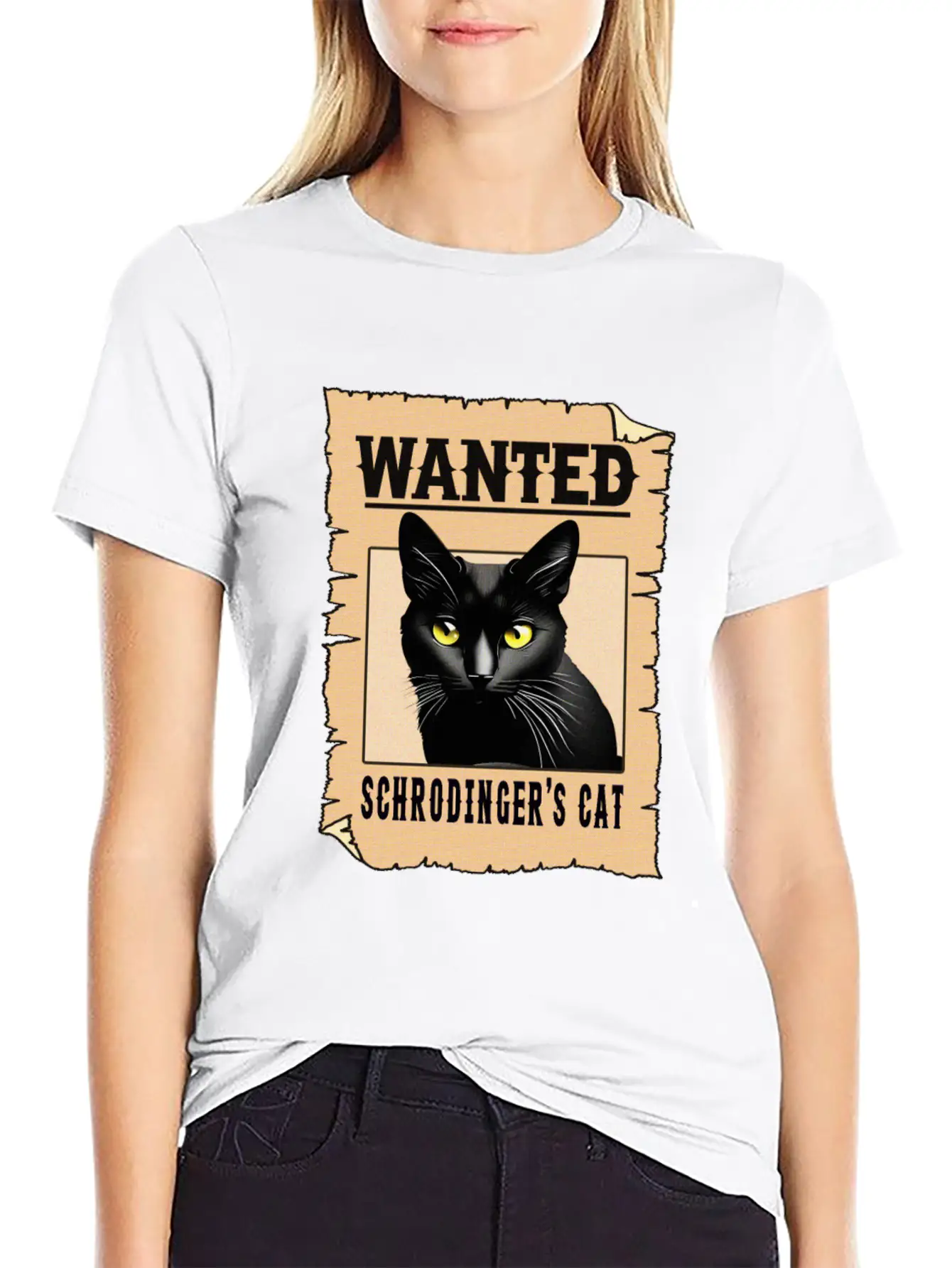 Schrodinger Cat Lightweight Cotton T-Shirt – Daily Comfort Graphic Shirt