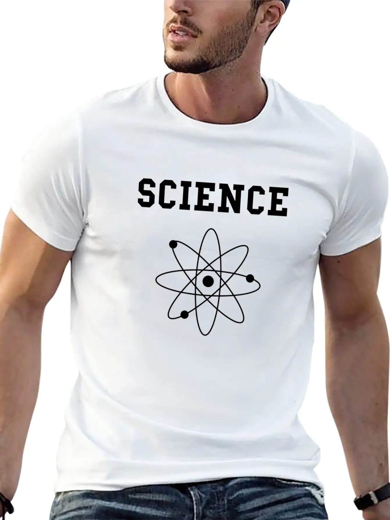 Science Atom Soft Cotton Short Sleeve Tee – Unisex Wardrobe Staple