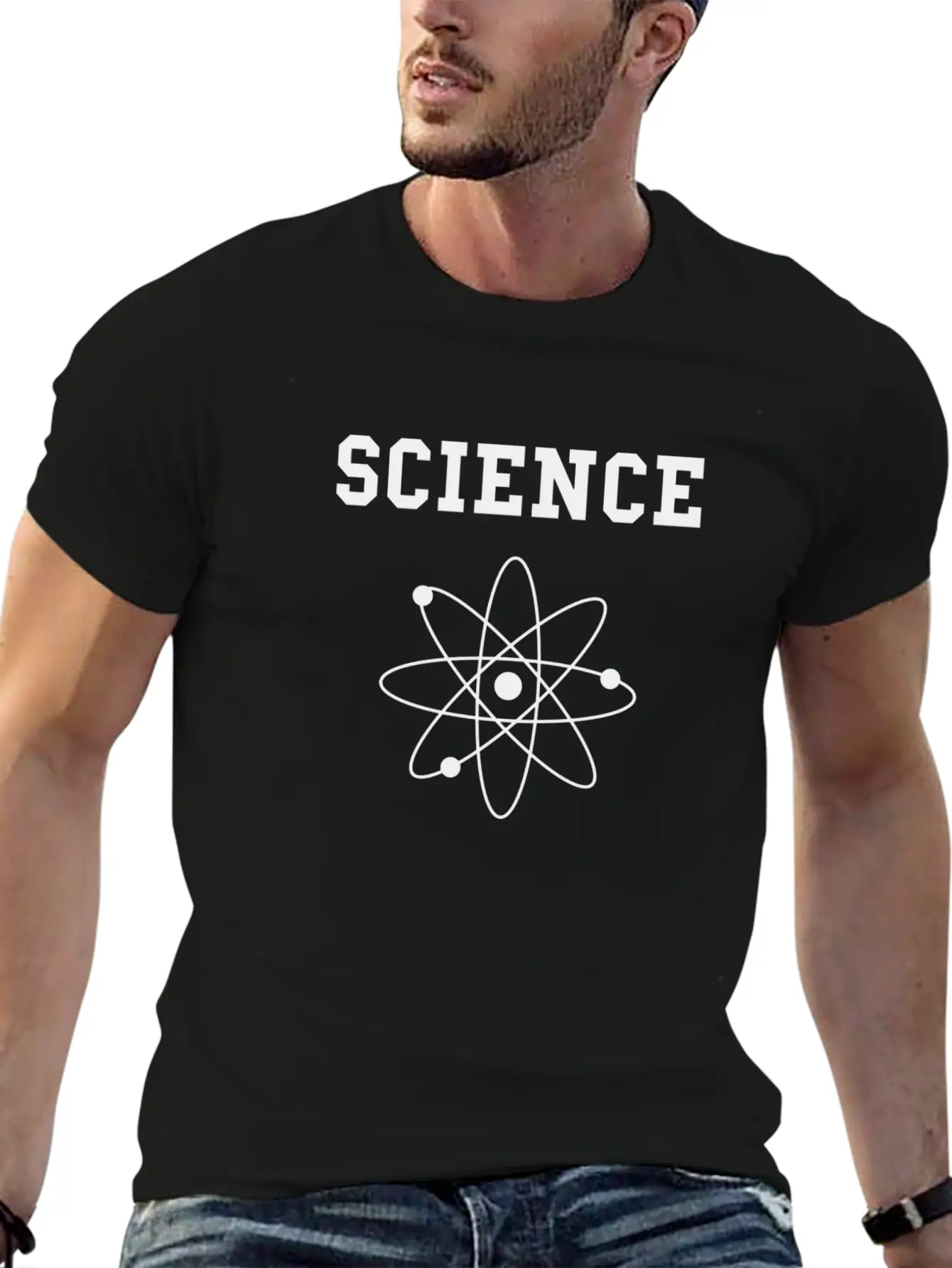 Science Atom Soft Cotton Short Sleeve Tee – Unisex Wardrobe Staple