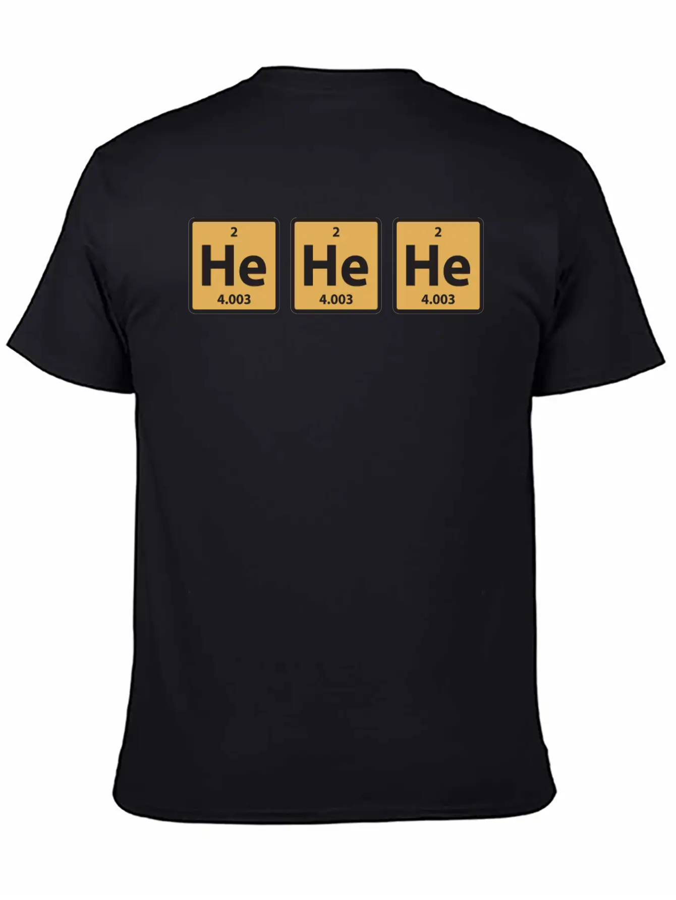 Science Chemical He He He Laughing Gas Funny Gift Unisex Casual T-Shirt – Clean Design For Daily Comfort
