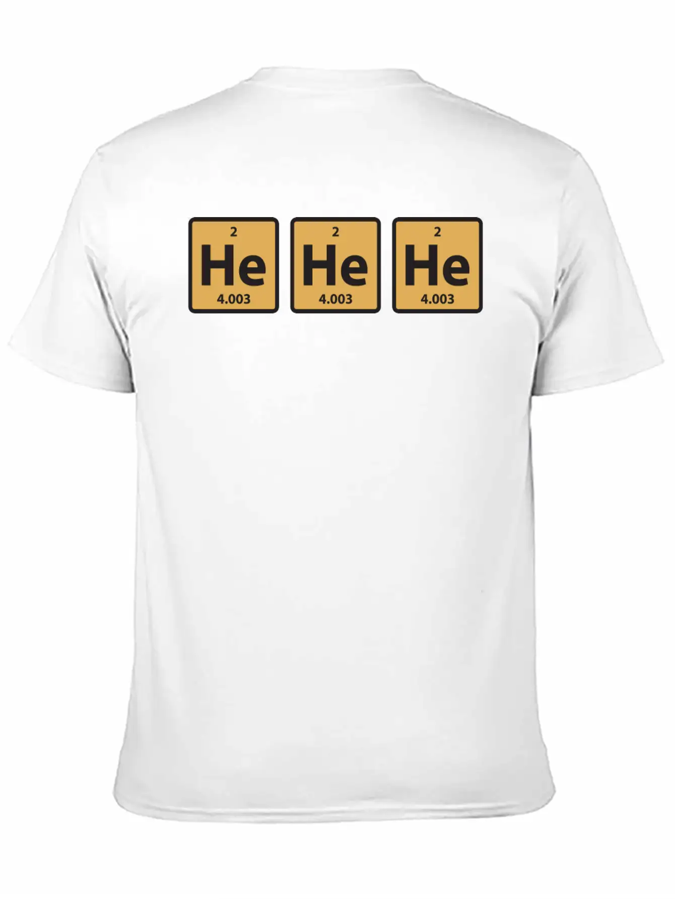 Science Chemical He He He Laughing Gas Funny Gift Unisex Casual T-Shirt – Clean Design For Daily Comfort