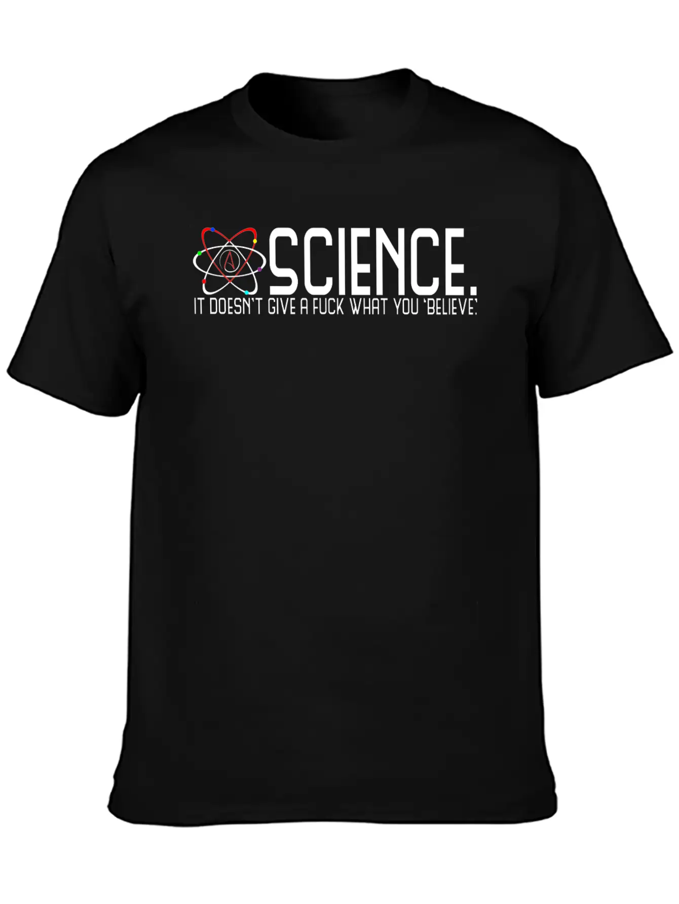 Science Doesn't Give A Fuck Essential Cotton Tee For Daily Outfits – Unisex Style