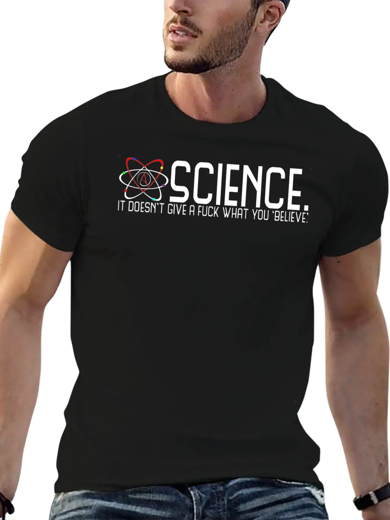 Science Doesn't Give A Fuck Essential Cotton Tee For Daily Outfits – Unisex Style