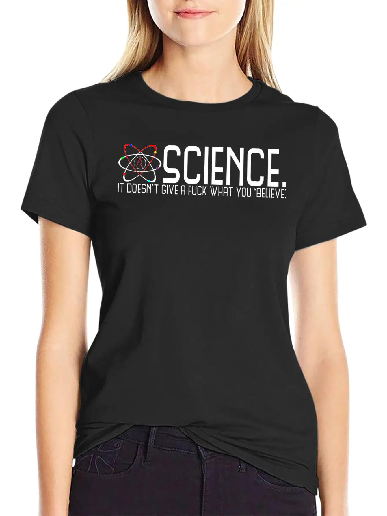 Science Doesn't Give A Fuck Essential Cotton Tee For Daily Outfits – Unisex Style