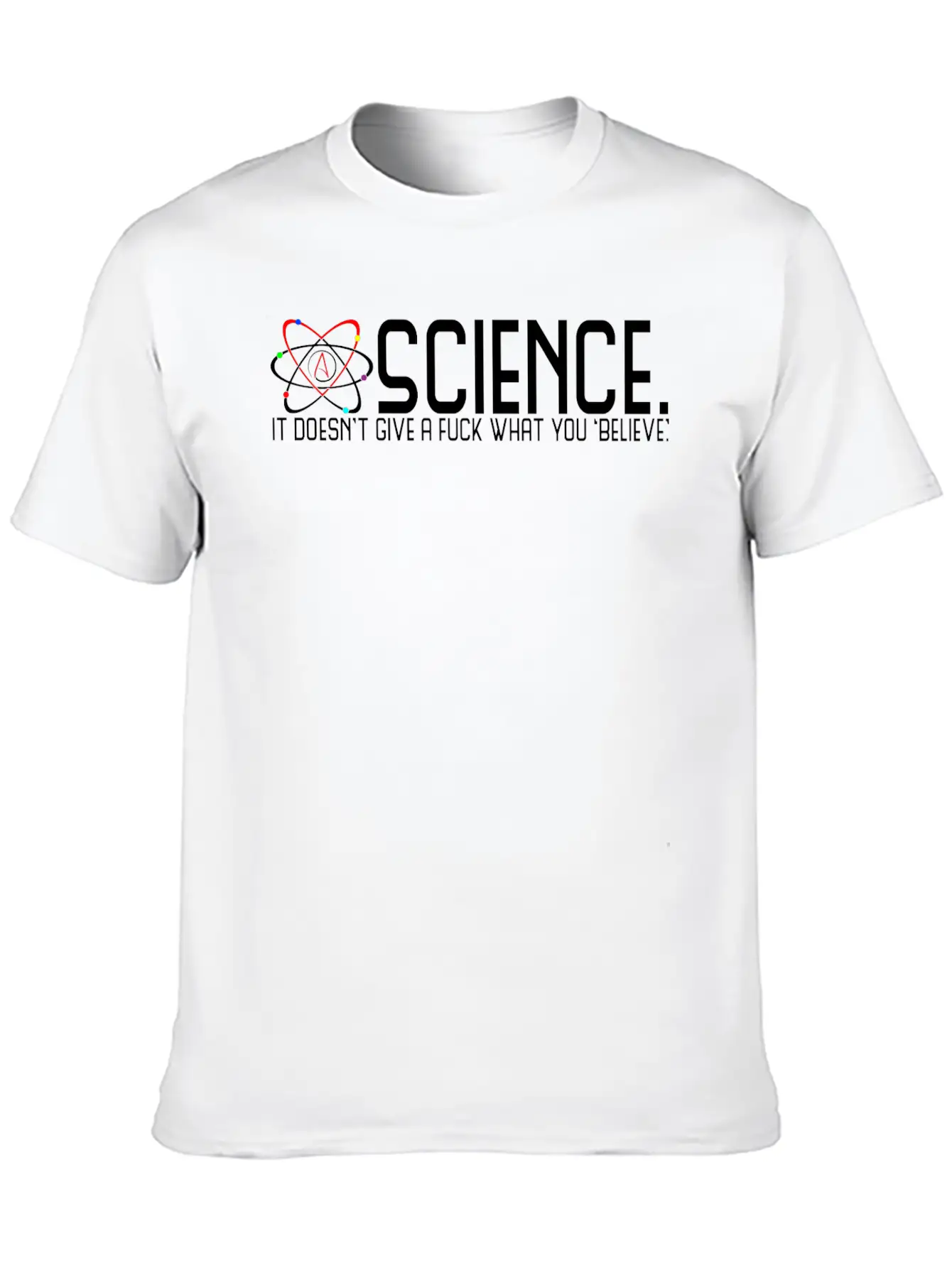 Science Doesn't Give A Fuck Essential Cotton Tee For Daily Outfits – Unisex Style