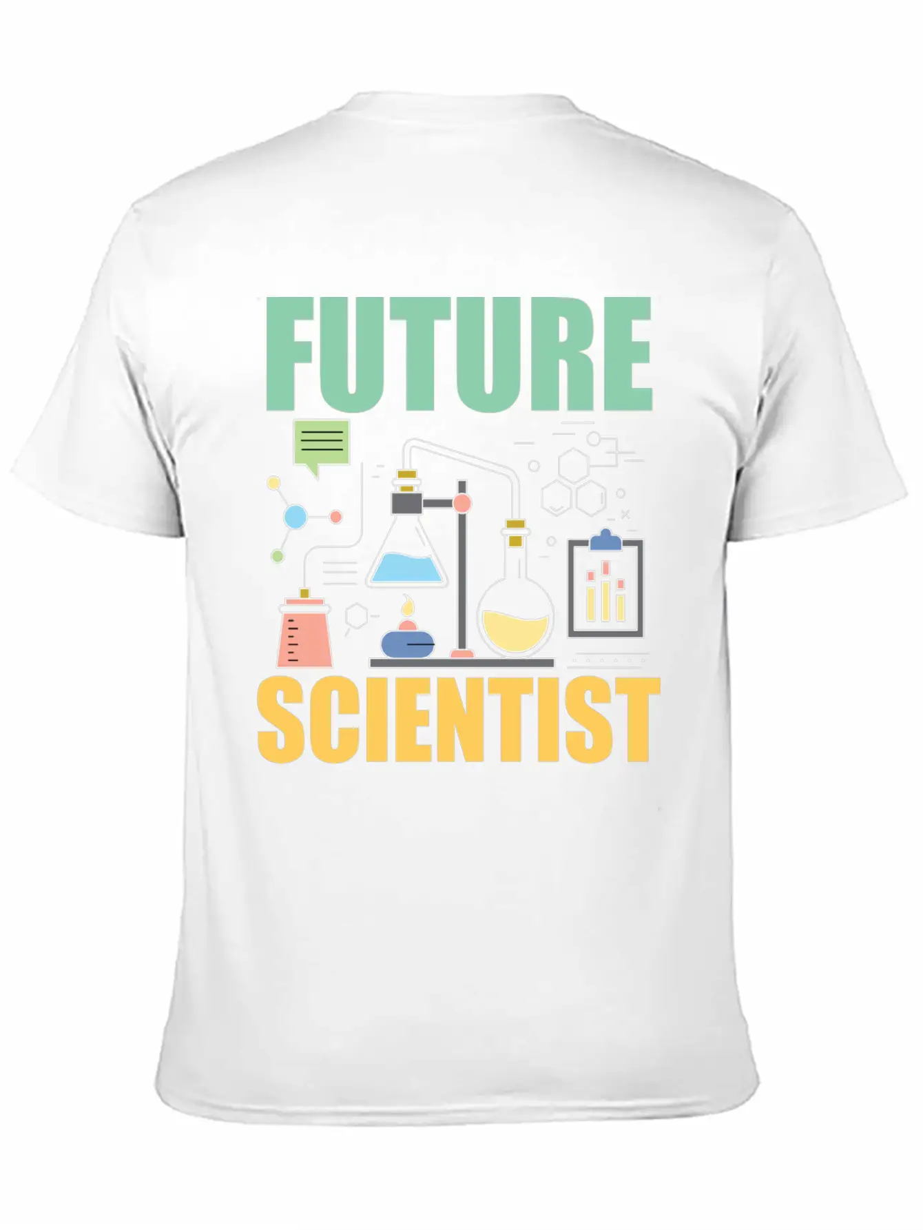 Science Funny - Future Scientist Basic Graphic T-Shirt – Daily Comfort In Soft Cotton